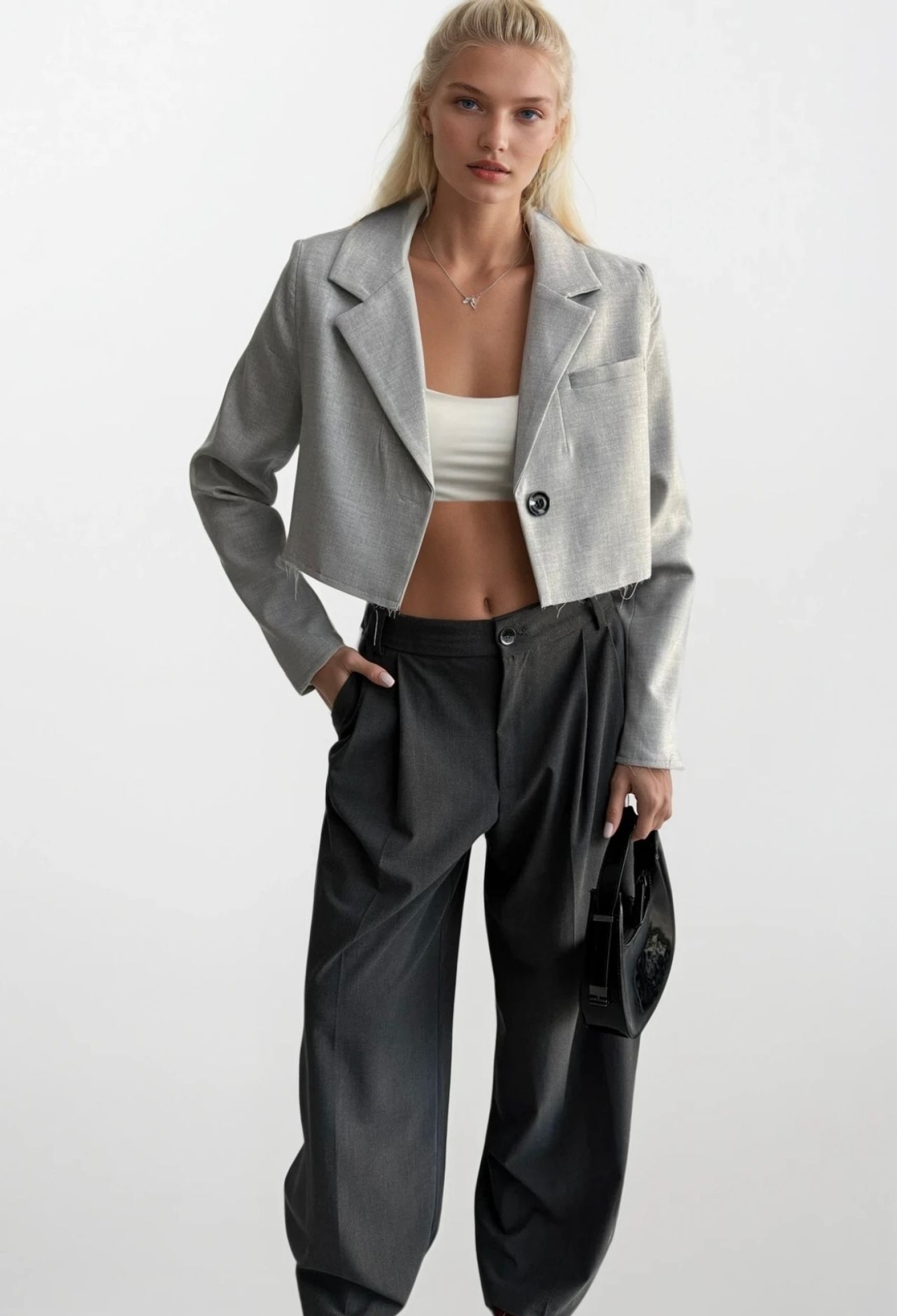 Elegant Single-Breasted Blazer Jacket - Brand: Black Fashion - Women & Kids, Baby Clothes Wholesale - TheBS Women