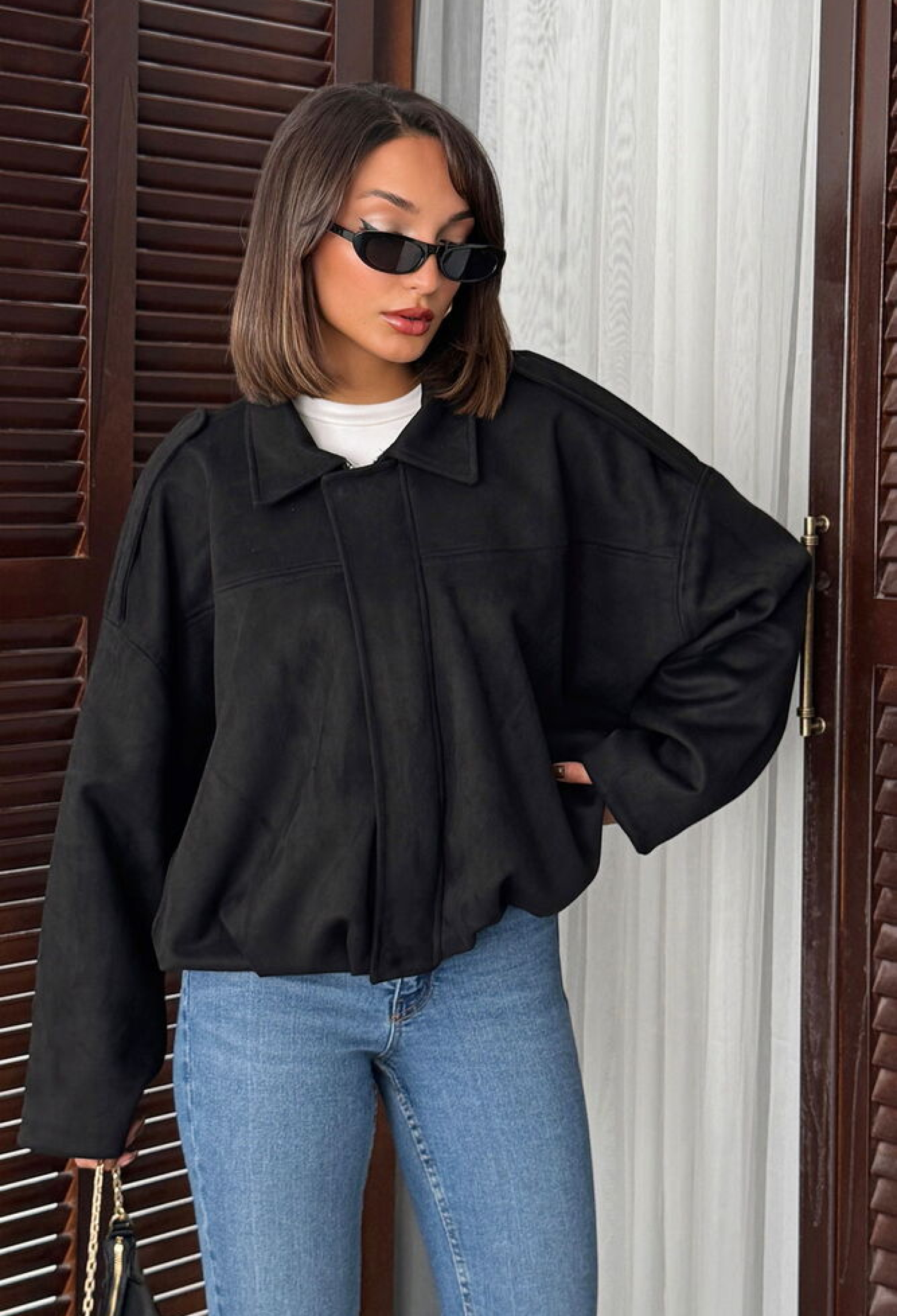 Overshirt Jacket With Zip Up Closure - Brand: Topshow - Women & Kids, Baby Clothes Wholesale - TheBS Women