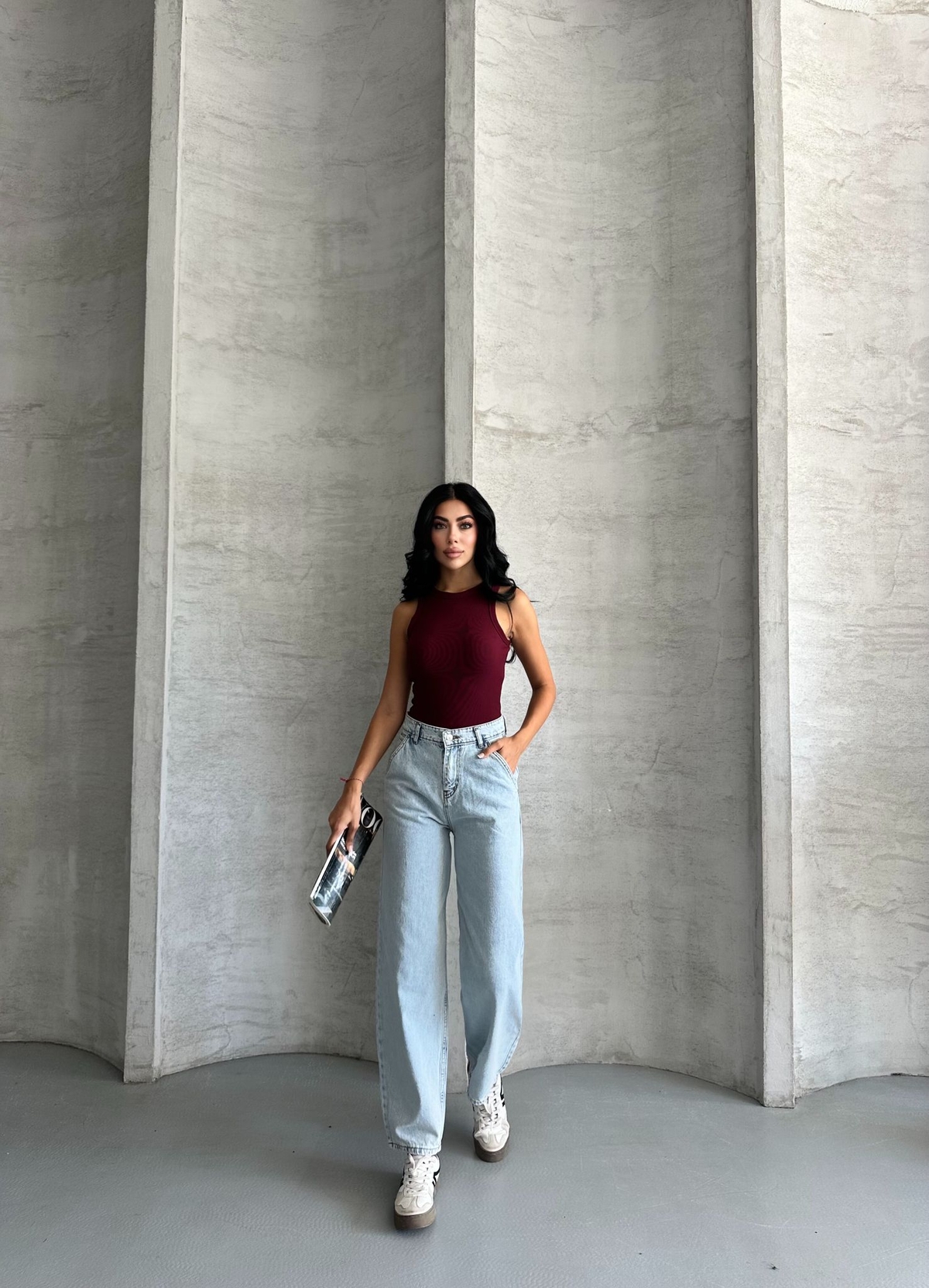 Blue Mom Jeans High Waist Casual Streetwear - Brand: My Jest Fashion - Women & Kids, Baby Clothes Wholesale - TheBS Women Blue Mom Jeans High Waist Casual Streetwear - Brand: My Jest Fashion - Women & Kids, Baby Clothes Wholesale - TheBS Women