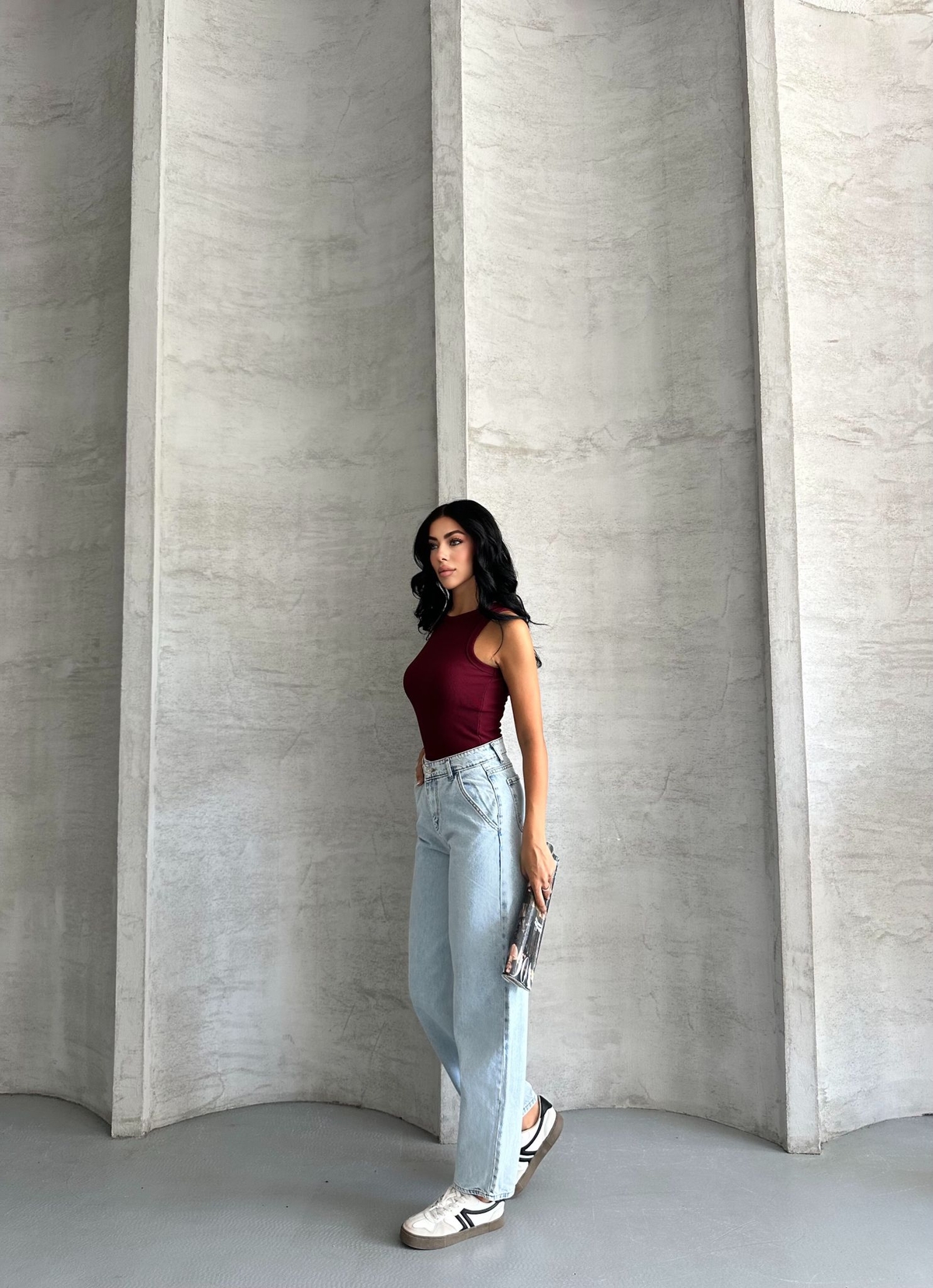 Blue Mom Jeans High Waist Casual Streetwear - Brand: My Jest Fashion - Women & Kids, Baby Clothes Wholesale - TheBS Women Blue Mom Jeans High Waist Casual Streetwear - Brand: My Jest Fashion - Women & Kids, Baby Clothes Wholesale - TheBS Women