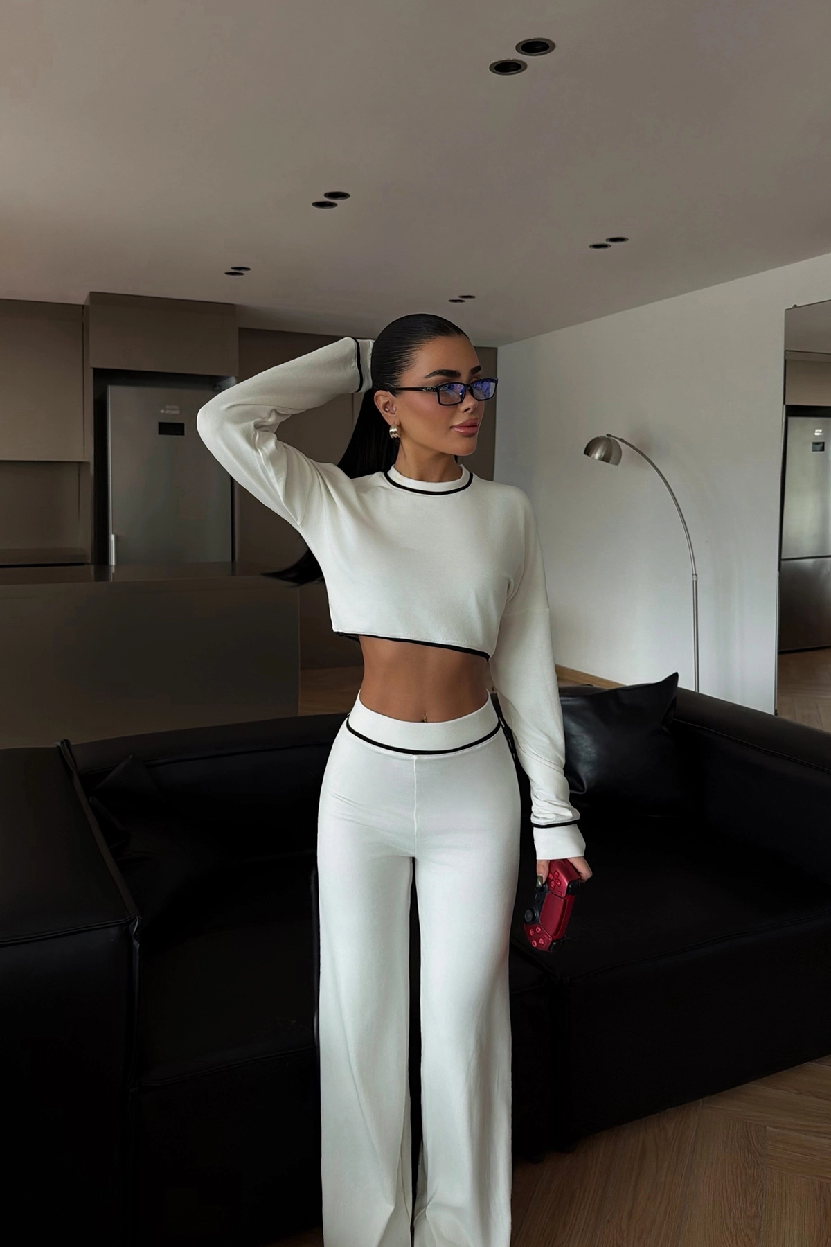 Elegant Suit With Wide Leg Palazzo Pants - Brand: EYYO ATELIER - Women & Kids, Baby Clothes Wholesale - TheBS Women Elegant Suit With Wide Leg Palazzo Pants - Brand: EYYO ATELIER - Women & Kids, Baby Clothes Wholesale - TheBS Women