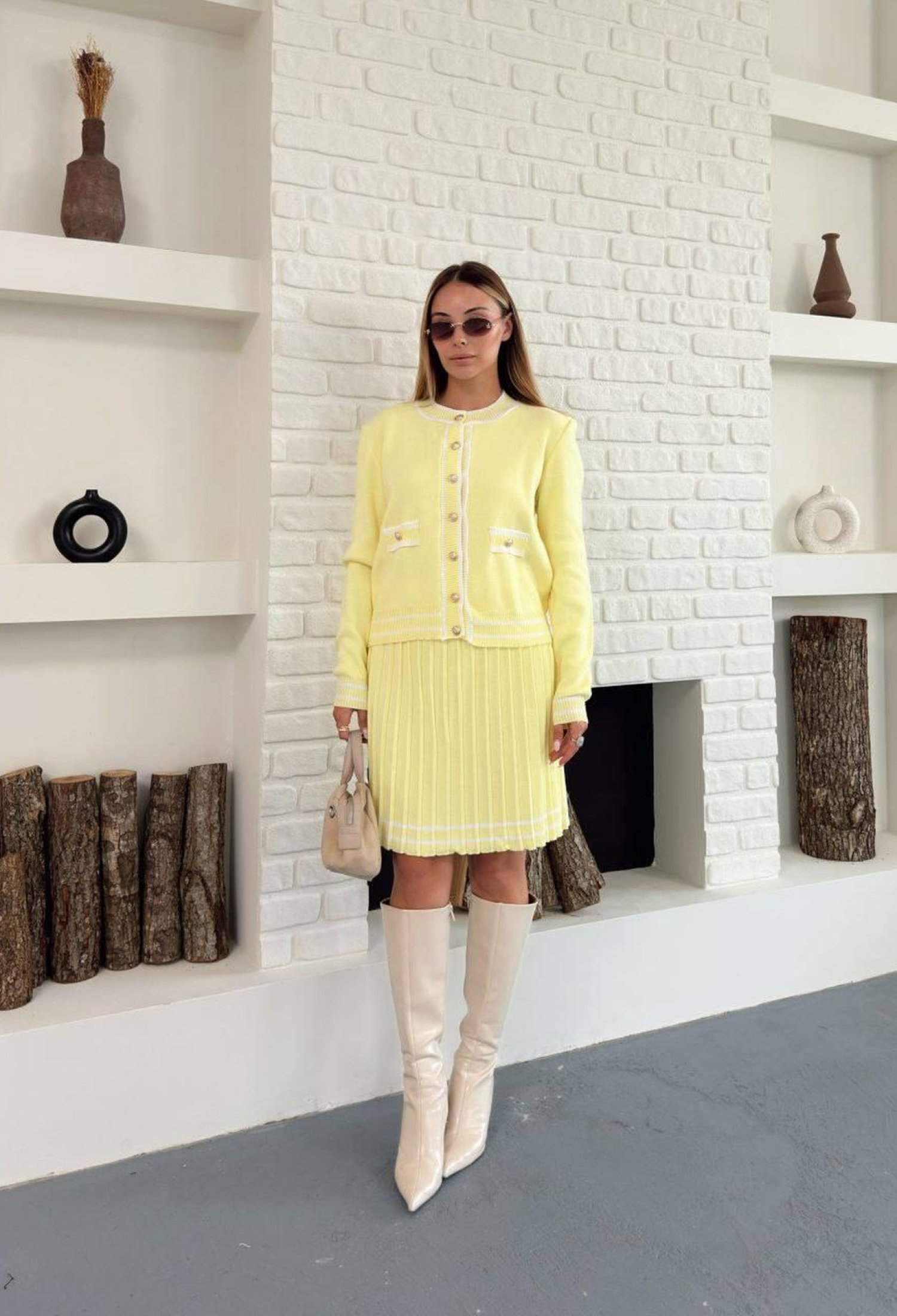 ElegantSet With Pleated Midi Skirt - Brand: My Jest Fashion - Women & Kids, Baby Clothes Wholesale - TheBS Women