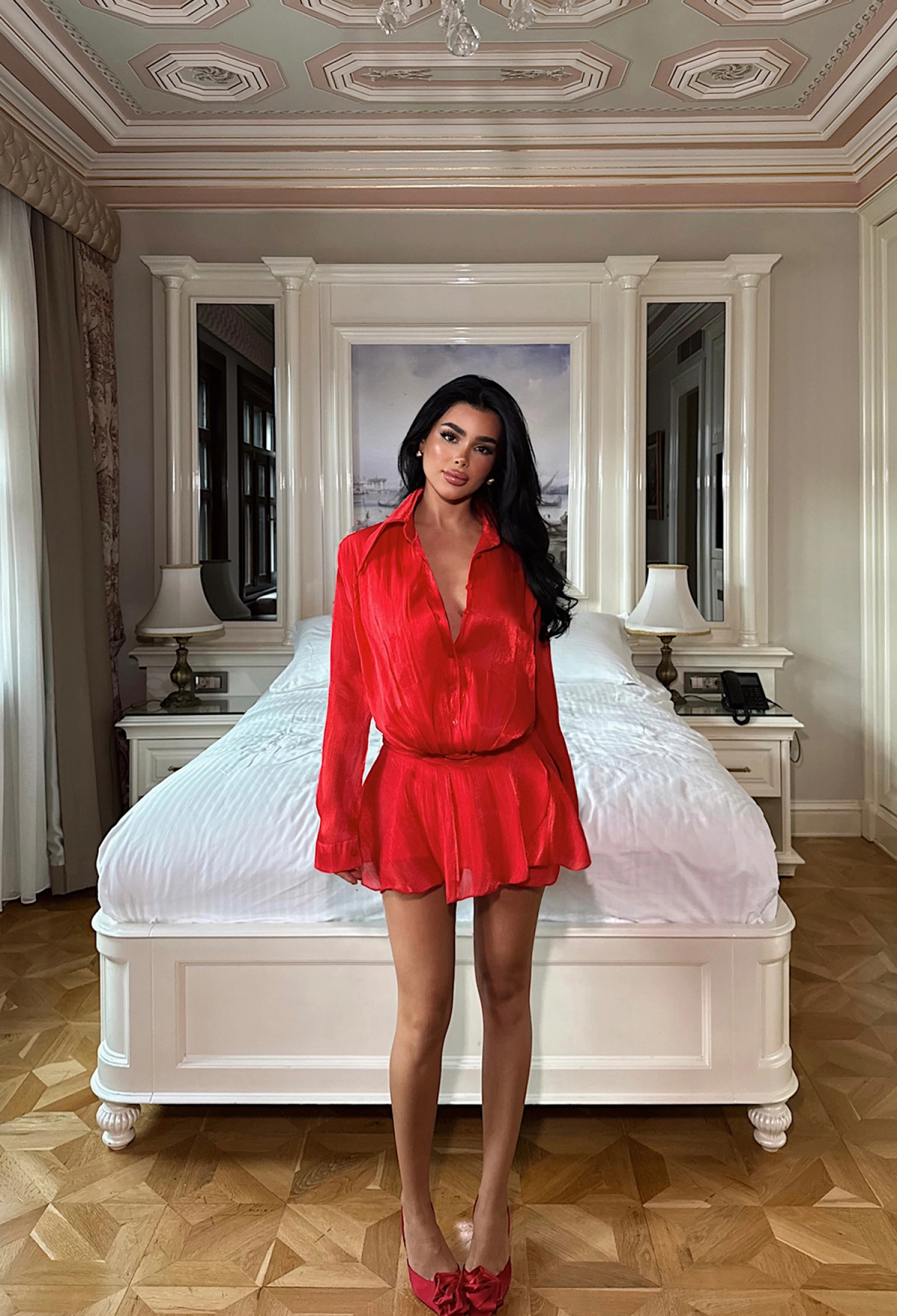 Sexy Elegant Glam Formal Shirt Dress - Brand: EYYO ATELIER - Women & Kids, Baby Clothes Wholesale - TheBS Women