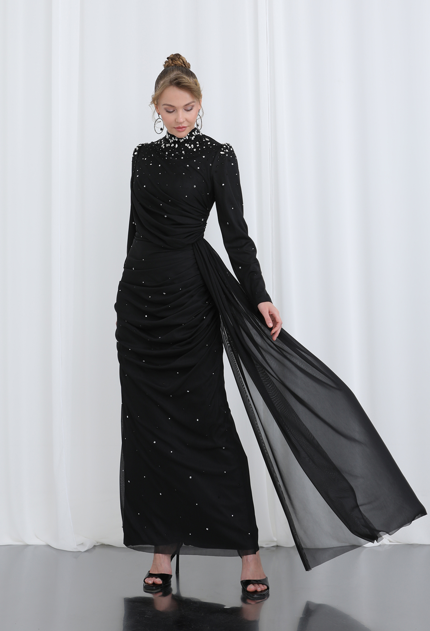 ElegantSequined Sheath Dress - Brand: Puane - Women & Kids, Baby Clothes Wholesale - TheBS Women