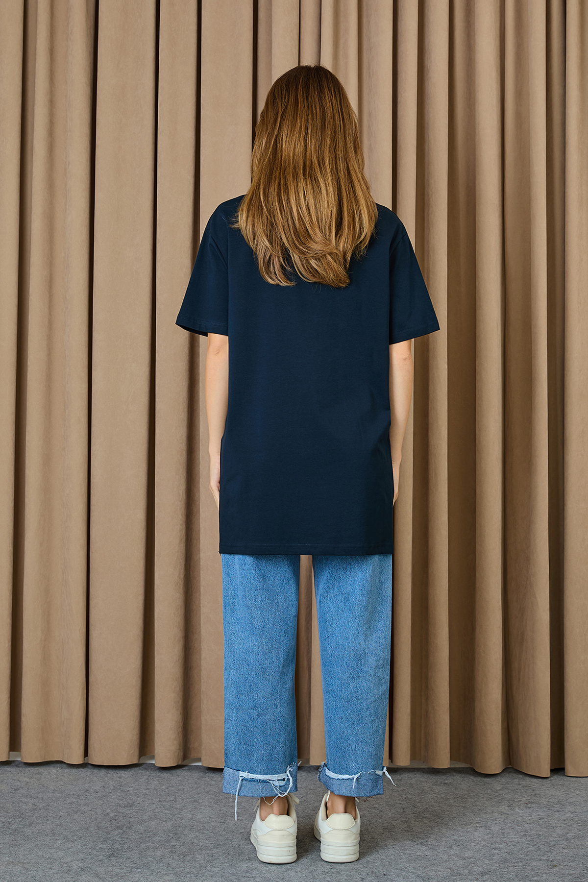 NavyTshirt Oversized Casual Streetwear - Brand: SOUL - Women & Kids, Baby Clothes Wholesale - TheBS Women NavyTshirt Oversized Casual Streetwear - Brand: SOUL - Women & Kids, Baby Clothes Wholesale - TheBS Women