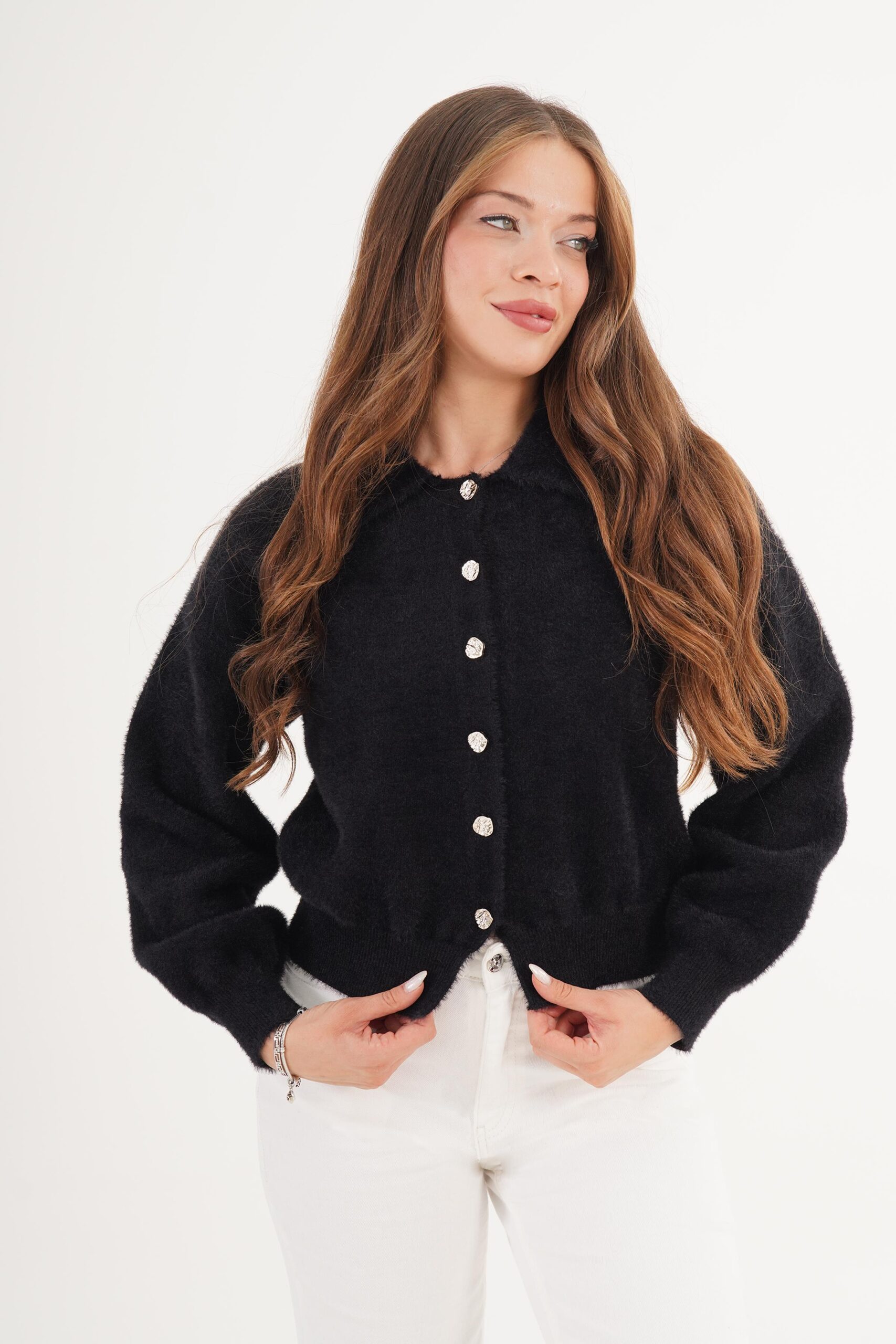 Casual Elegant Cardigan - Brand: Lustrin - Women & Kids, Baby Clothes Wholesale - TheBS Women Casual Elegant Cardigan - Brand: Lustrin - Women & Kids, Baby Clothes Wholesale - TheBS Women