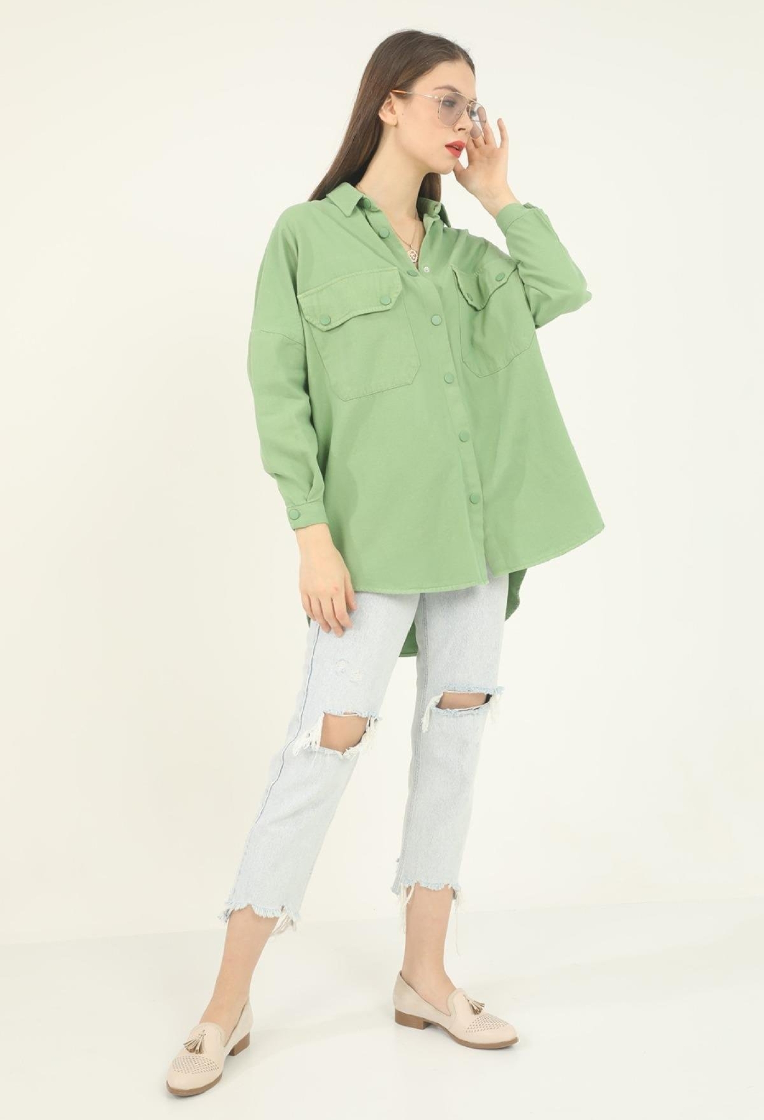 Shirt With Pockets - Brand: Elisa - Women & Kids, Baby Clothes Wholesale - TheBS Women