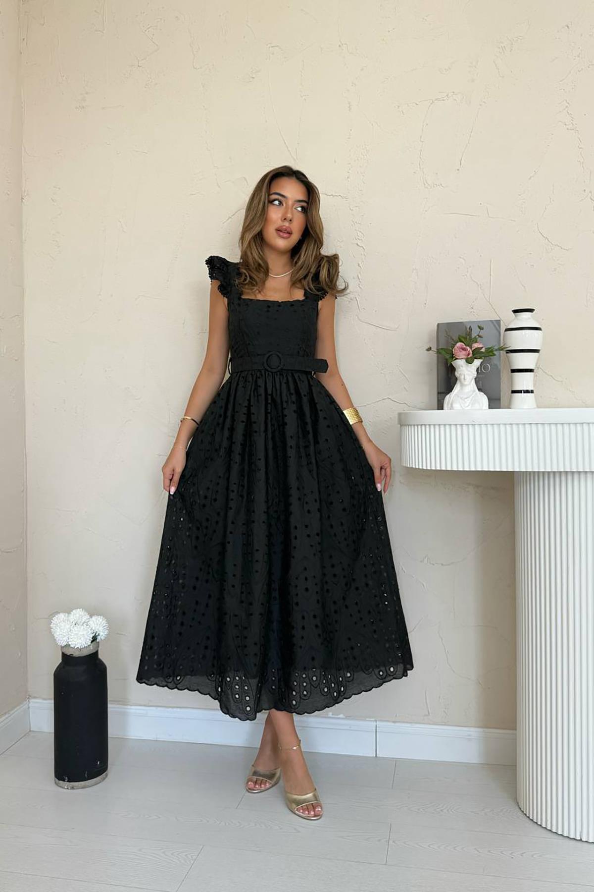 ElegantPolka Dot A-Line Dress - Brand: Elisa - Women & Kids, Baby Clothes Wholesale - TheBS Women