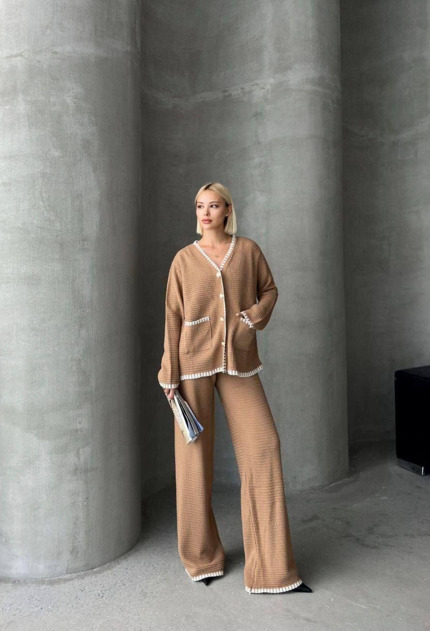 Beige Casual Elegant Modest Set - Brand: My Jest Fashion - Women & Kids, Baby Clothes Wholesale - TheBS Women