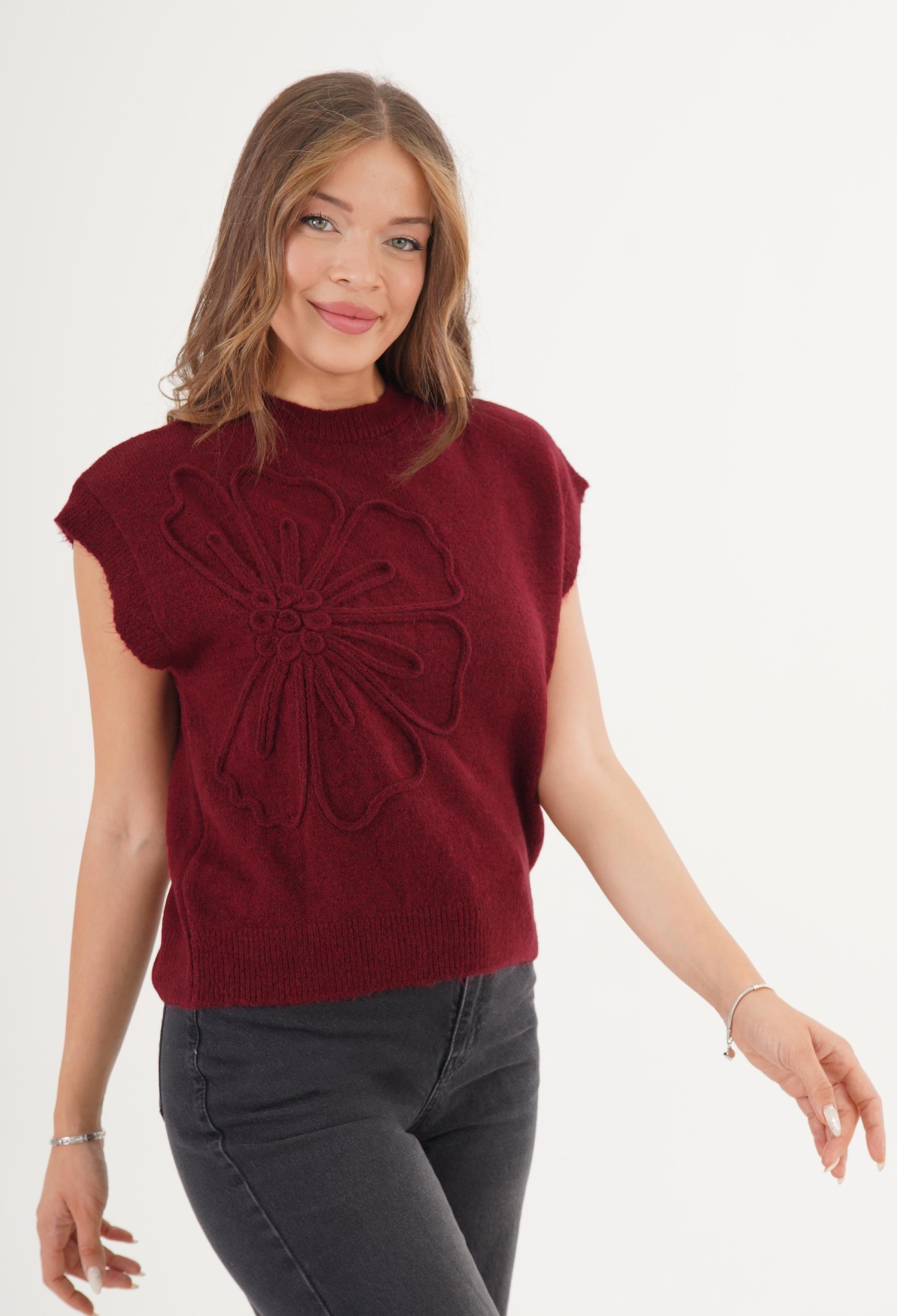 Floral Casual Vest - Brand: Lustrin - Women & Kids, Baby Clothes Wholesale - TheBS Women