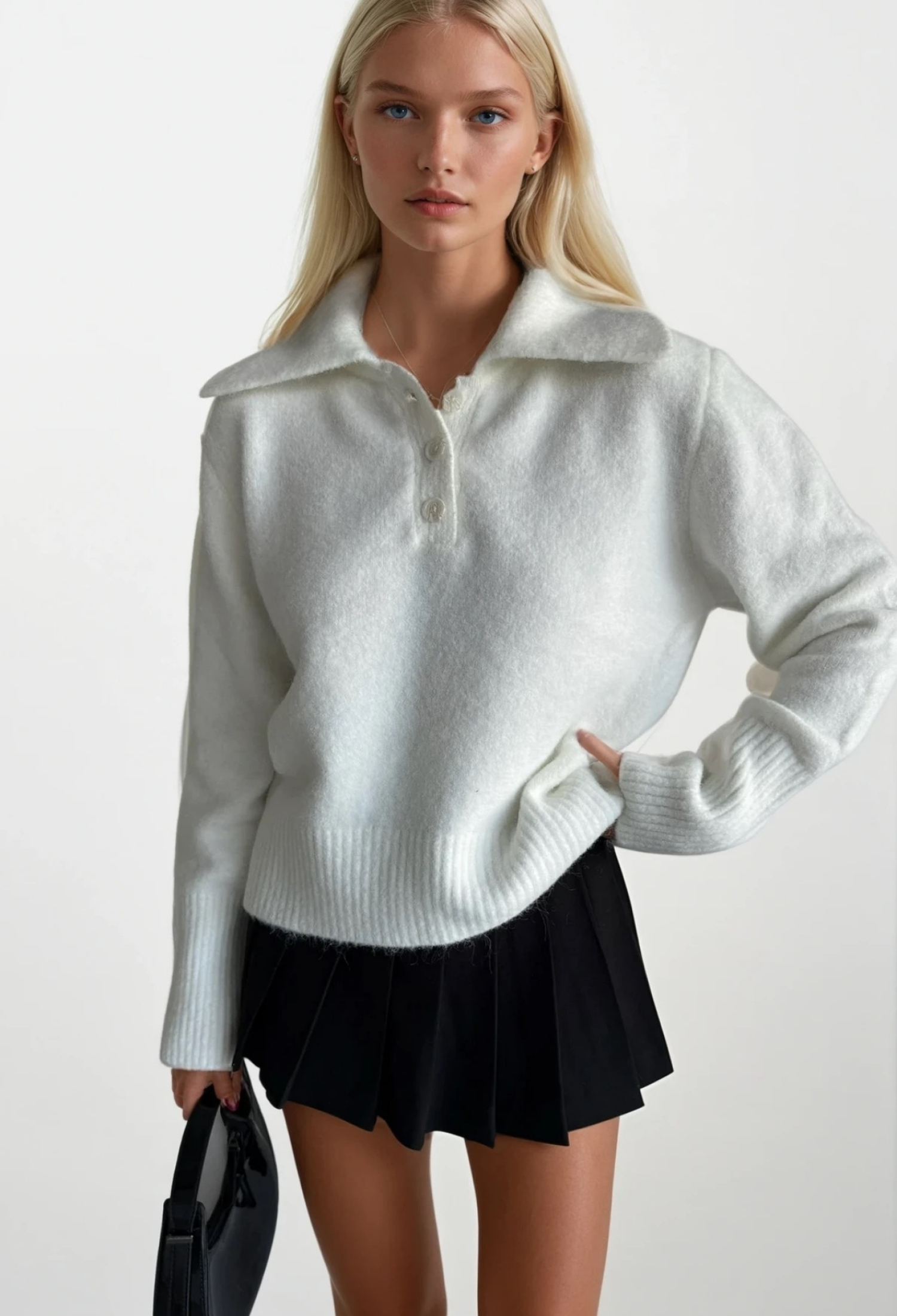 Casual Preppy Elegant Sweater - Brand: Black Fashion - Women & Kids, Baby Clothes Wholesale - TheBS Women
