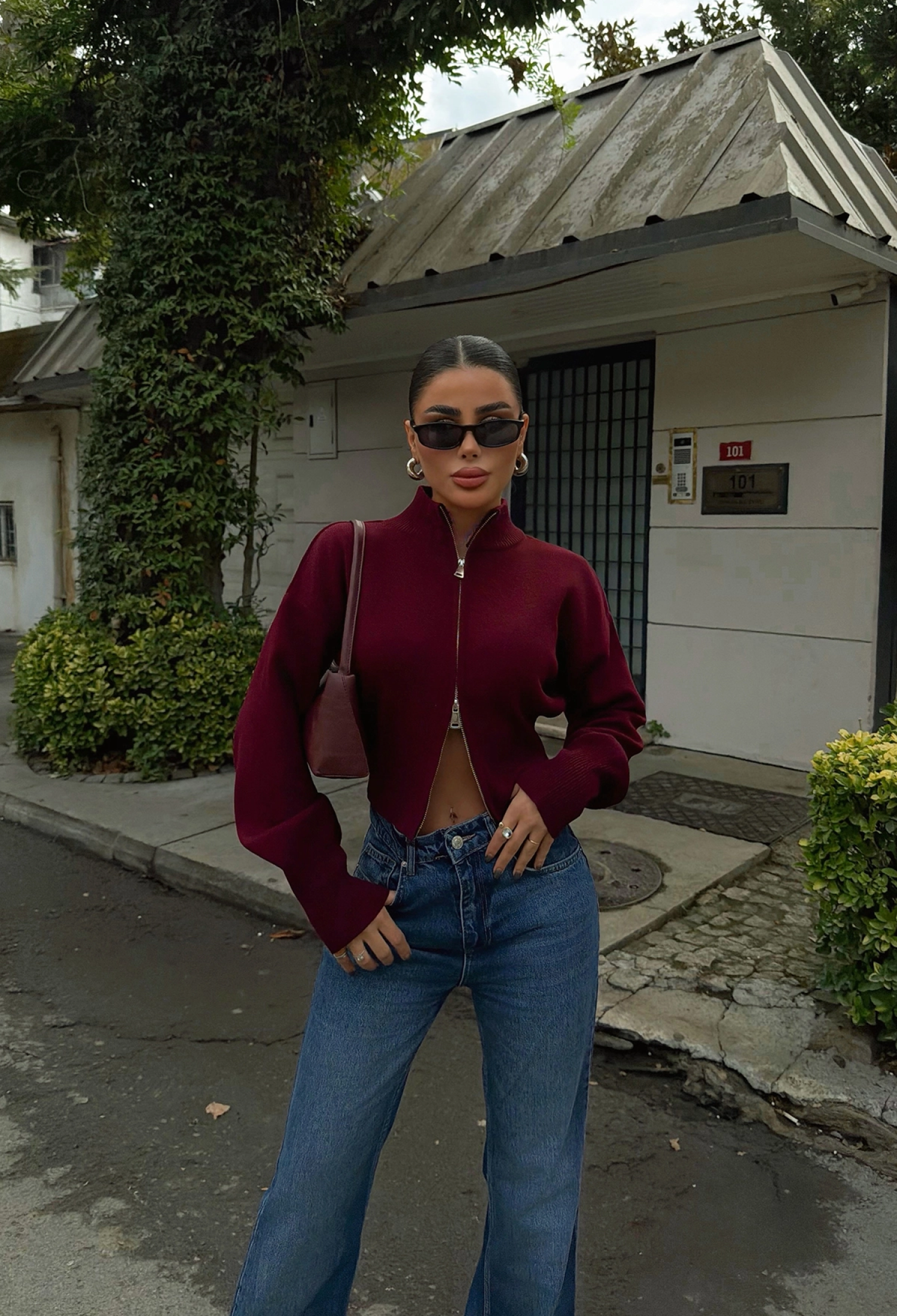 Cardigan With Zip Up And High Neck - Brand: EYYO ATELIER - Women & Kids, Baby Clothes Wholesale - TheBS Women