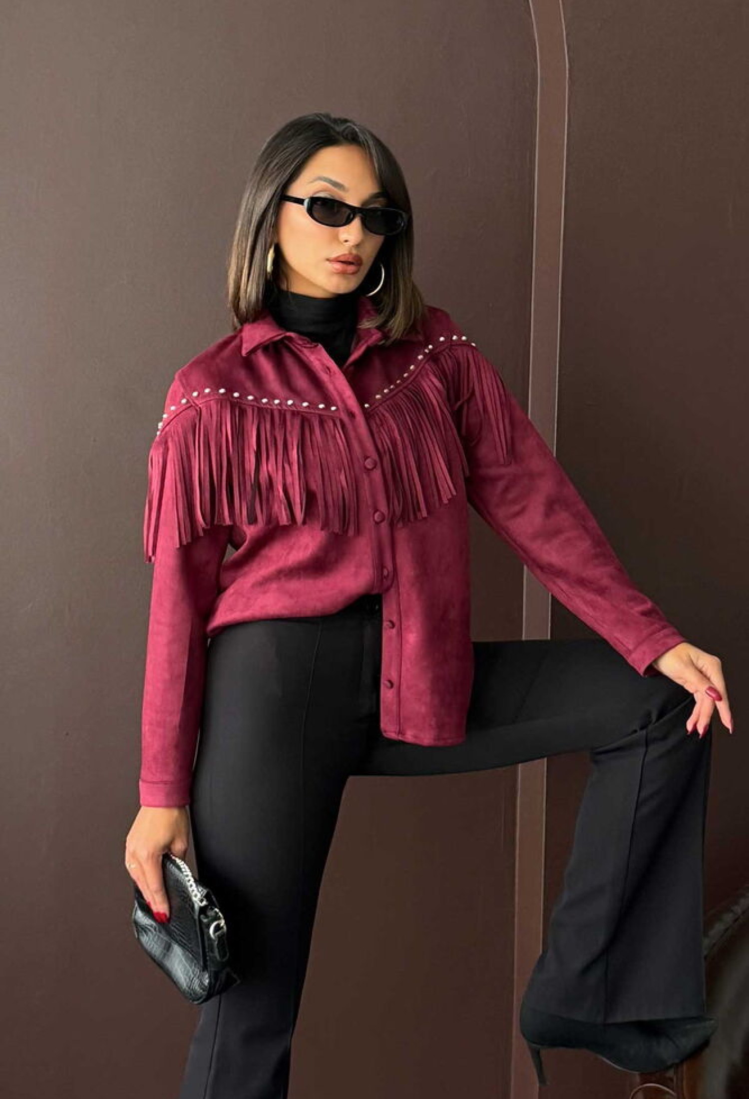 Jacket - Western Casual Overshirt - Brand: Topshow - Women & Kids, Baby Clothes Wholesale - TheBS Women