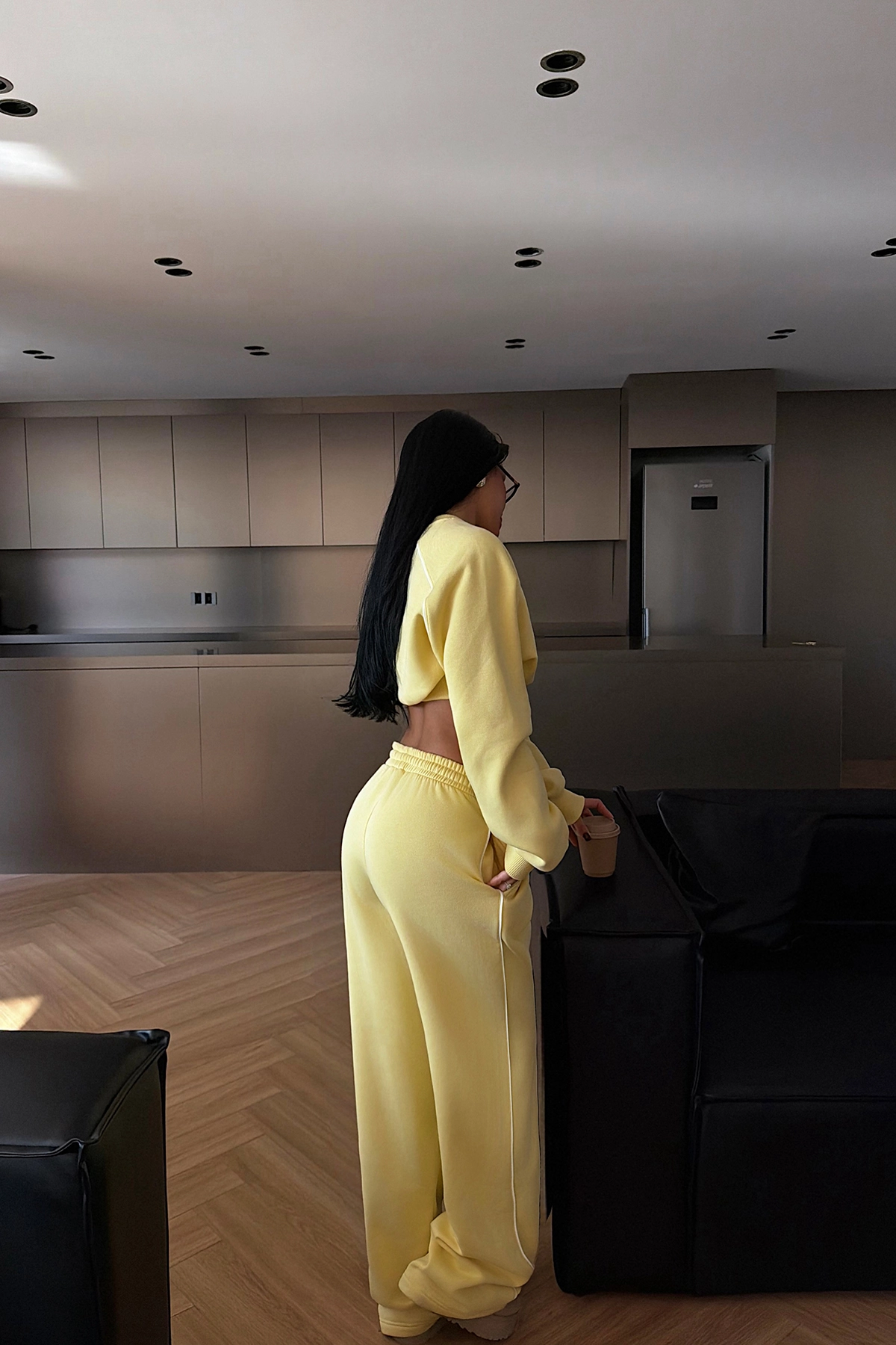 Tracksuit With Oversized Fit And Jogger Pants - Brand: EYYO ATELIER - Women & Kids, Baby Clothes Wholesale - TheBS Women Tracksuit With Oversized Fit And Jogger Pants - Brand: EYYO ATELIER - Women & Kids, Baby Clothes Wholesale - TheBS Women