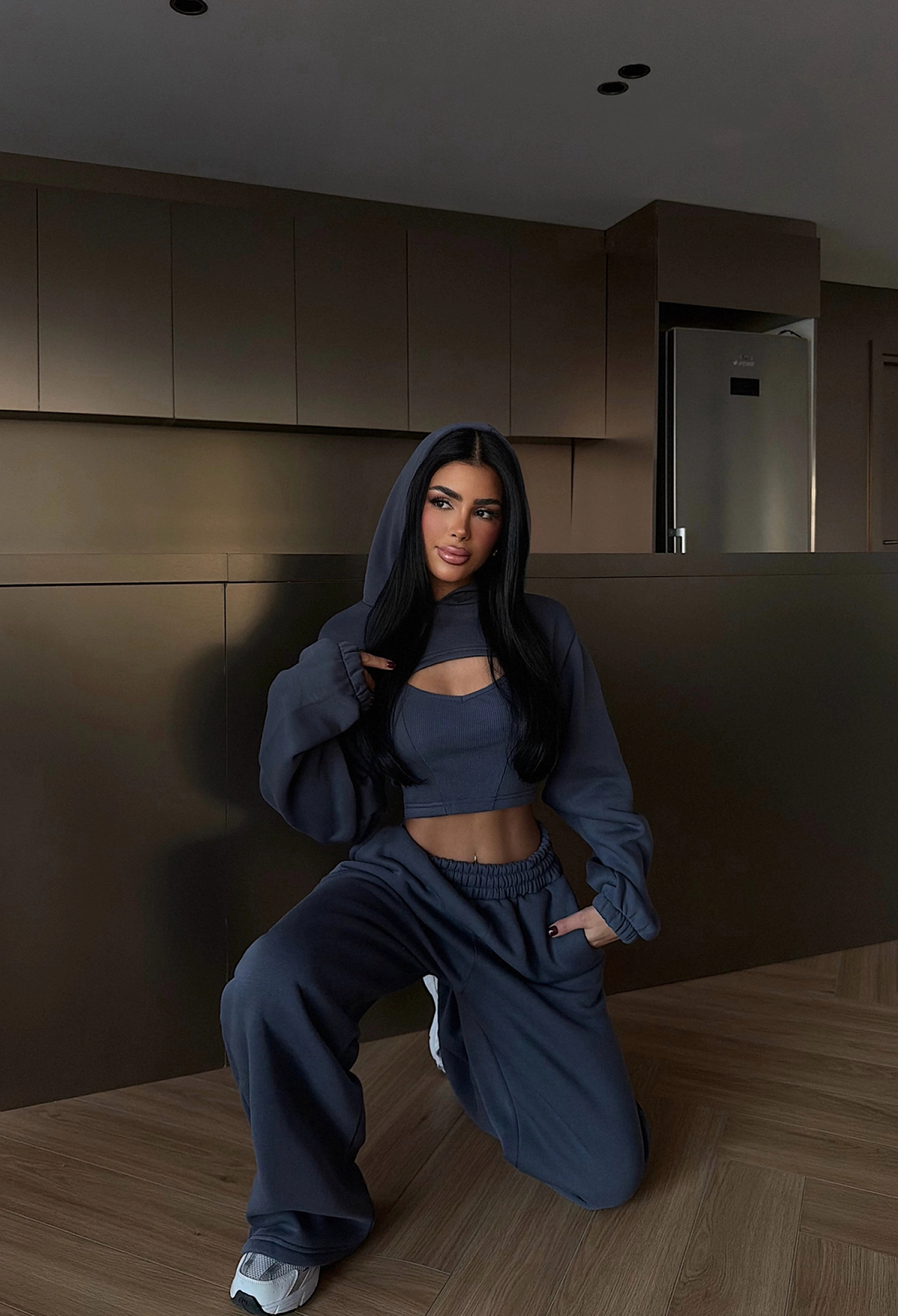 Grey Casual Sport Sexy Suit - Brand: EYYO ATELIER - Women & Kids, Baby Clothes Wholesale - TheBS Women