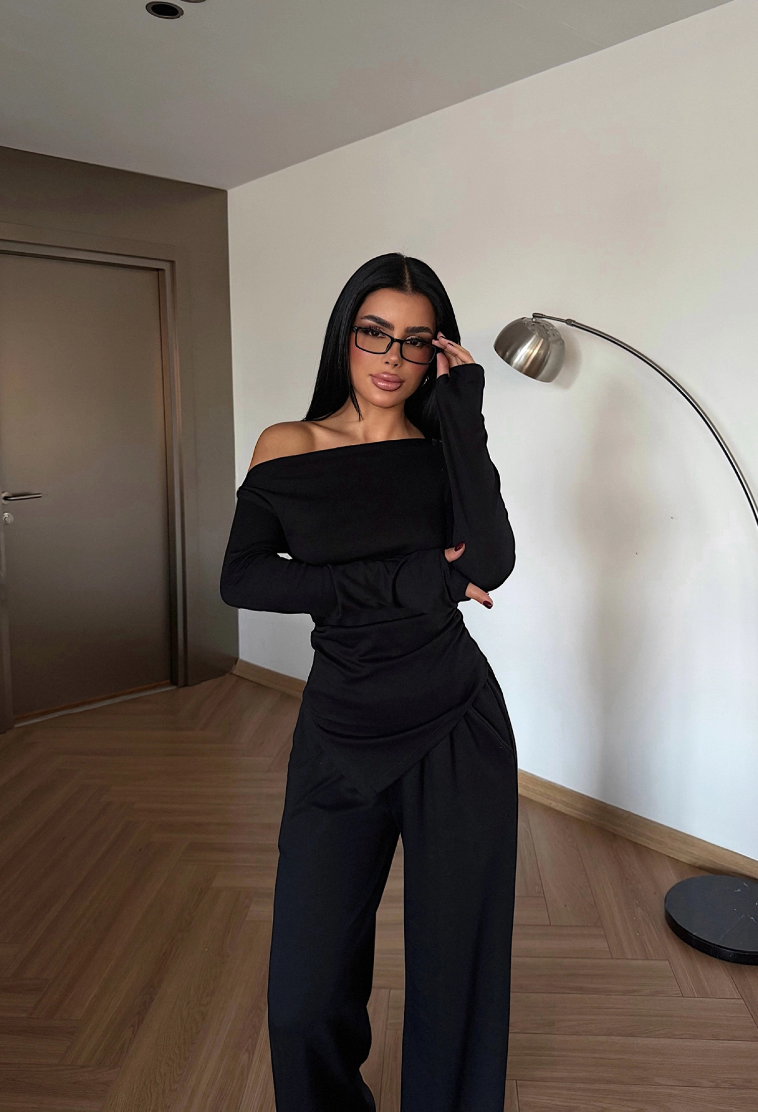 Elegant Formal Suit With Off Shoulder Neck - Brand: EYYO ATELIER - Women & Kids, Baby Clothes Wholesale - TheBS Women