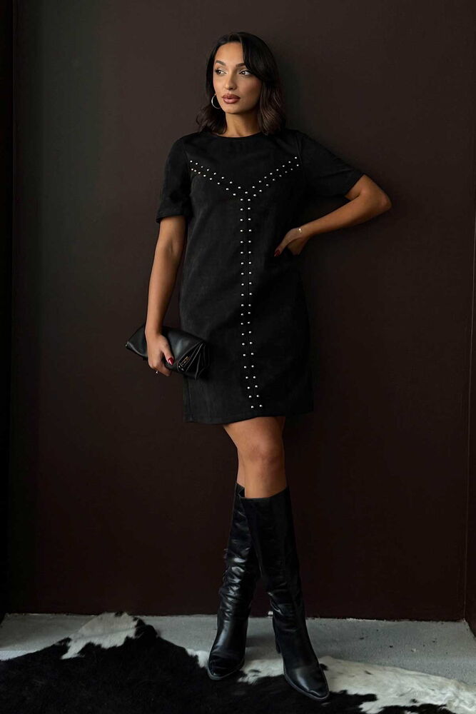 Mini Shift Dress With Short Sleeves - Brand: Topshow - Women & Kids, Baby Clothes Wholesale - TheBS Women Mini Shift Dress With Short Sleeves - Brand: Topshow - Women & Kids, Baby Clothes Wholesale - TheBS Women