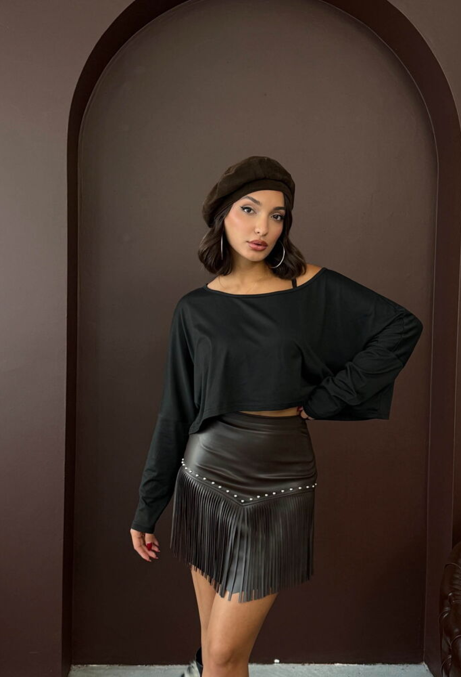 Slit Mini High Waist Skirt - Brand: Topshow - Women & Kids, Baby Clothes Wholesale - TheBS Women