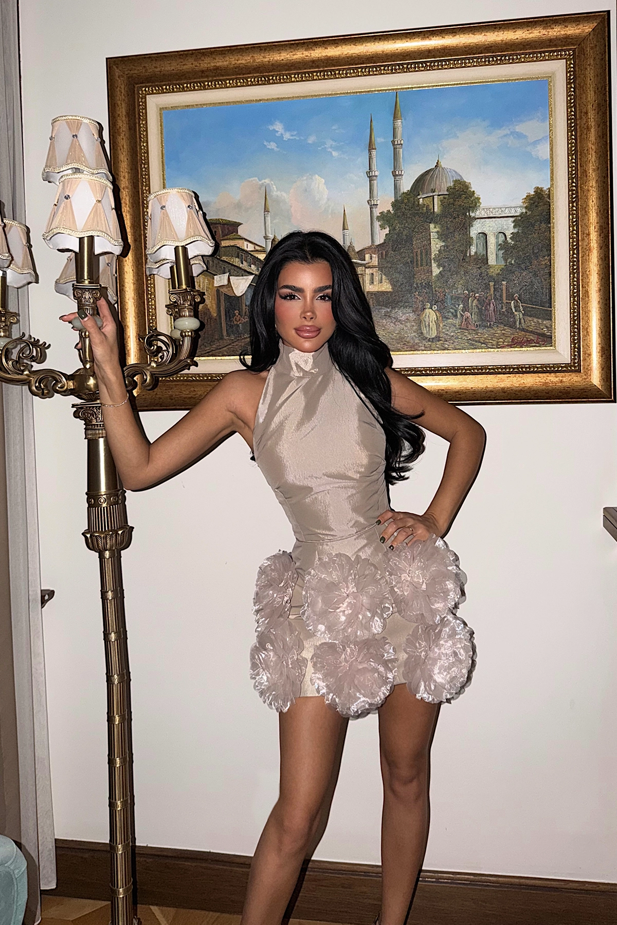 Beige Sexy Glam Elegant Formal Bodycon Dress - Brand: EYYO ATELIER - Women & Kids, Baby Clothes Wholesale - TheBS Women Beige Sexy Glam Elegant Formal Bodycon Dress - Brand: EYYO ATELIER - Women & Kids, Baby Clothes Wholesale - TheBS Women