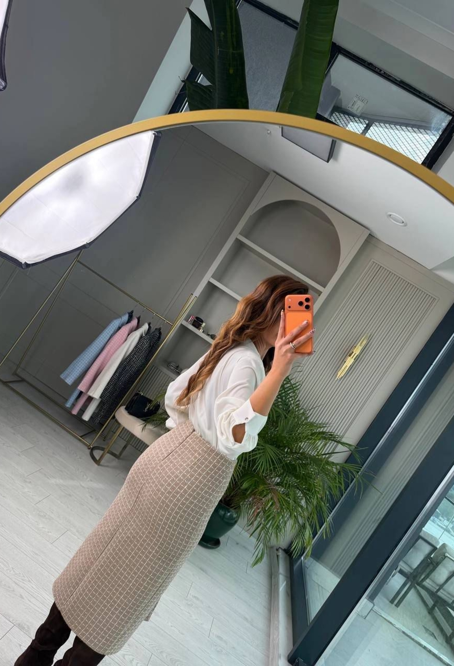 Beige Elegant Checkered Set - Brand: My Jest Fashion - Women & Kids, Baby Clothes Wholesale - TheBS Women