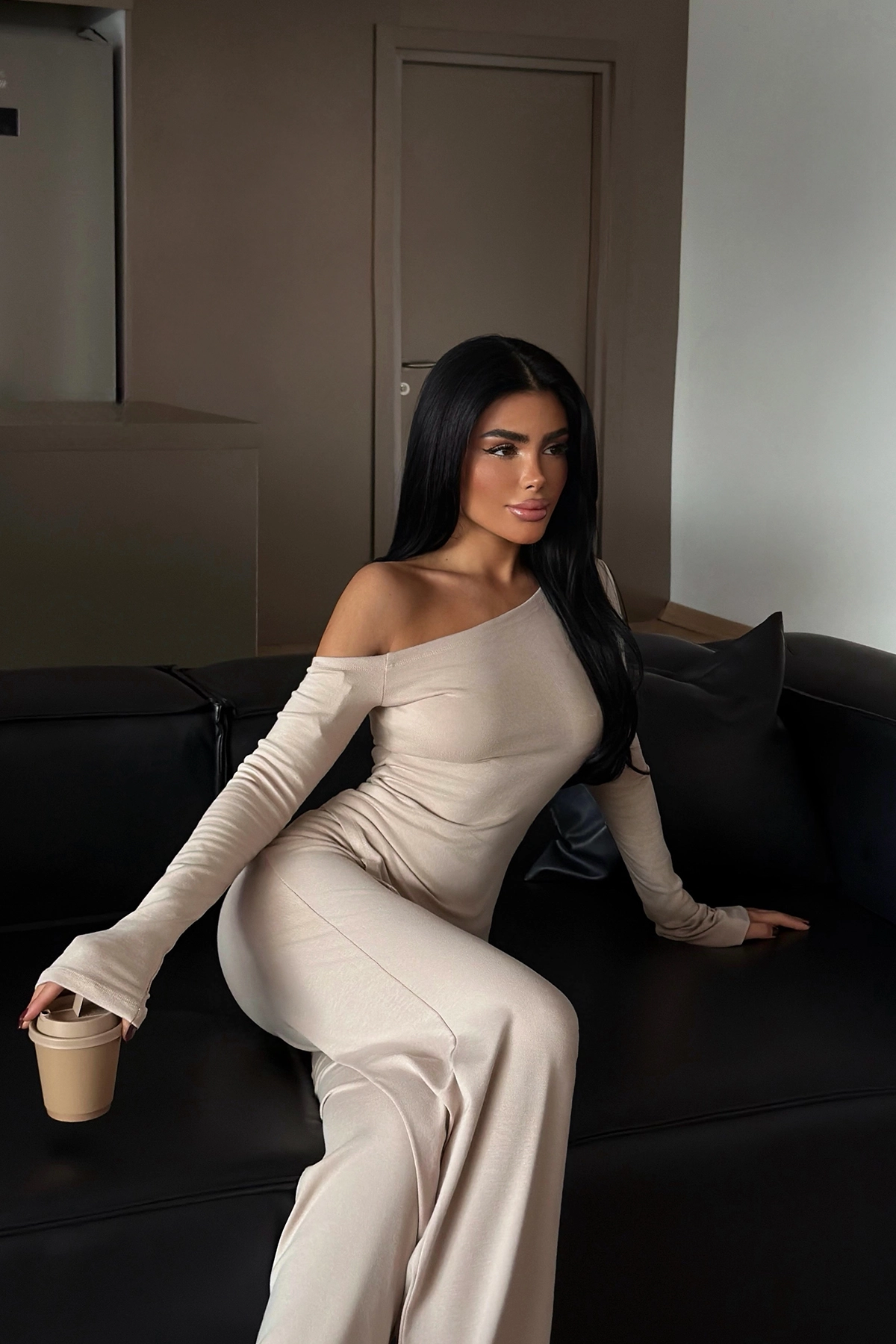 Elegant Fitted Suit With Wide Leg Palazzo Pants - Brand: EYYO ATELIER - Women & Kids, Baby Clothes Wholesale - TheBS Women Elegant Fitted Suit With Wide Leg Palazzo Pants - Brand: EYYO ATELIER - Women & Kids, Baby Clothes Wholesale - TheBS Women