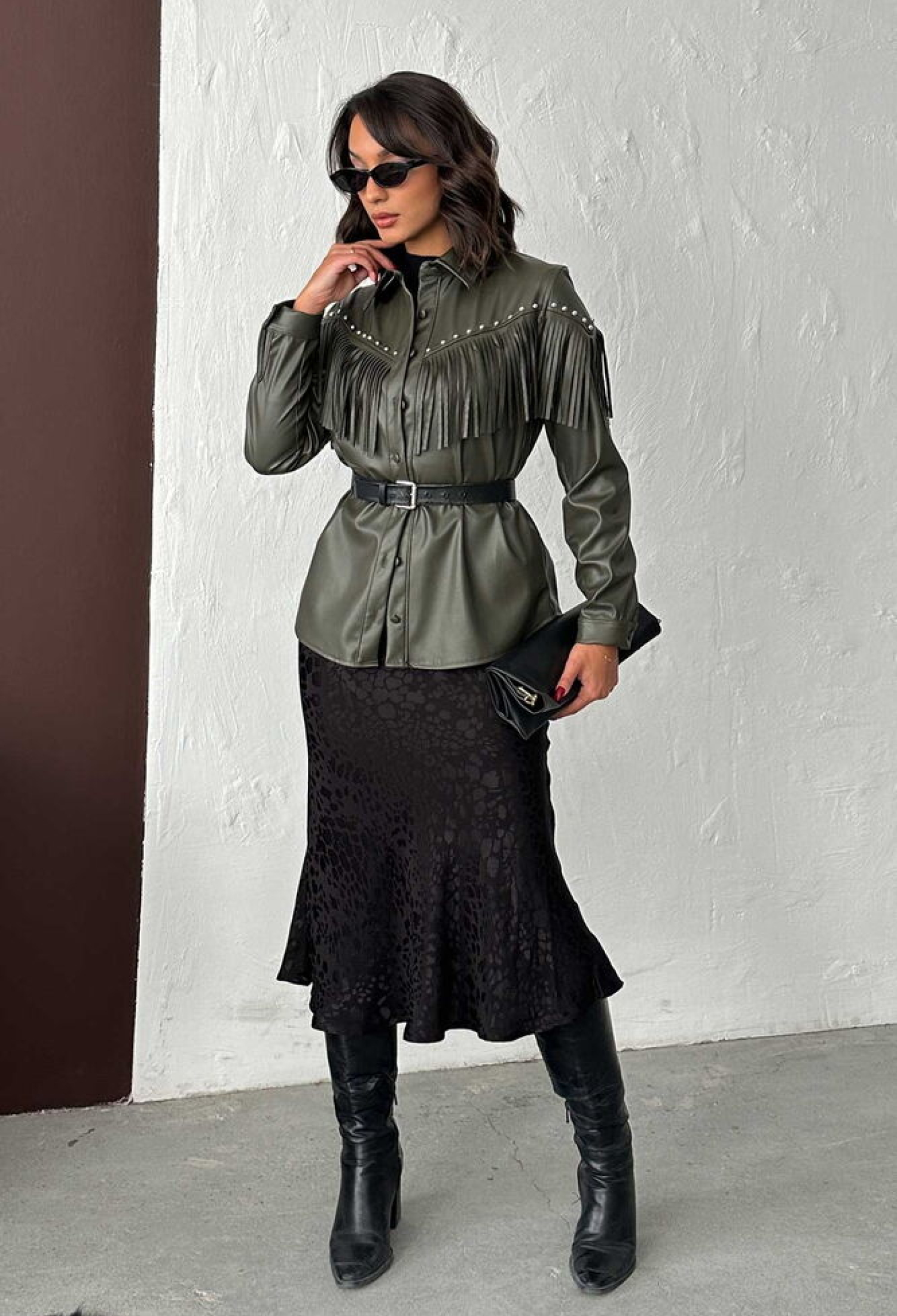 Green Western Casual Streetwear Elegant Shirt - Brand: Topshow - Women & Kids, Baby Clothes Wholesale - TheBS Women