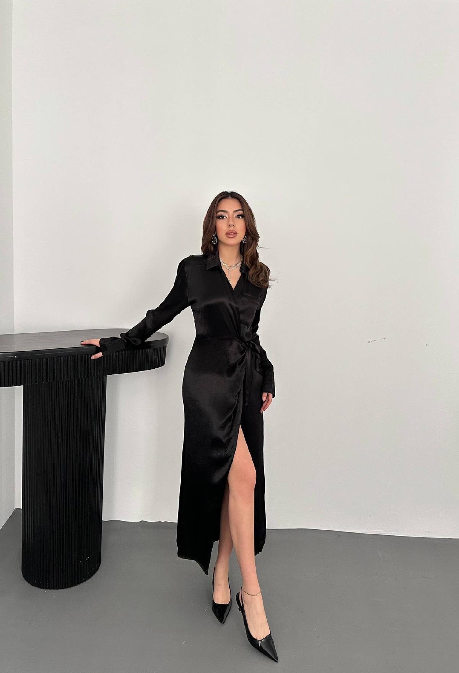 Belted Shirt Dress - Brand: Elisa - Women & Kids, Baby Clothes Wholesale - TheBS Women