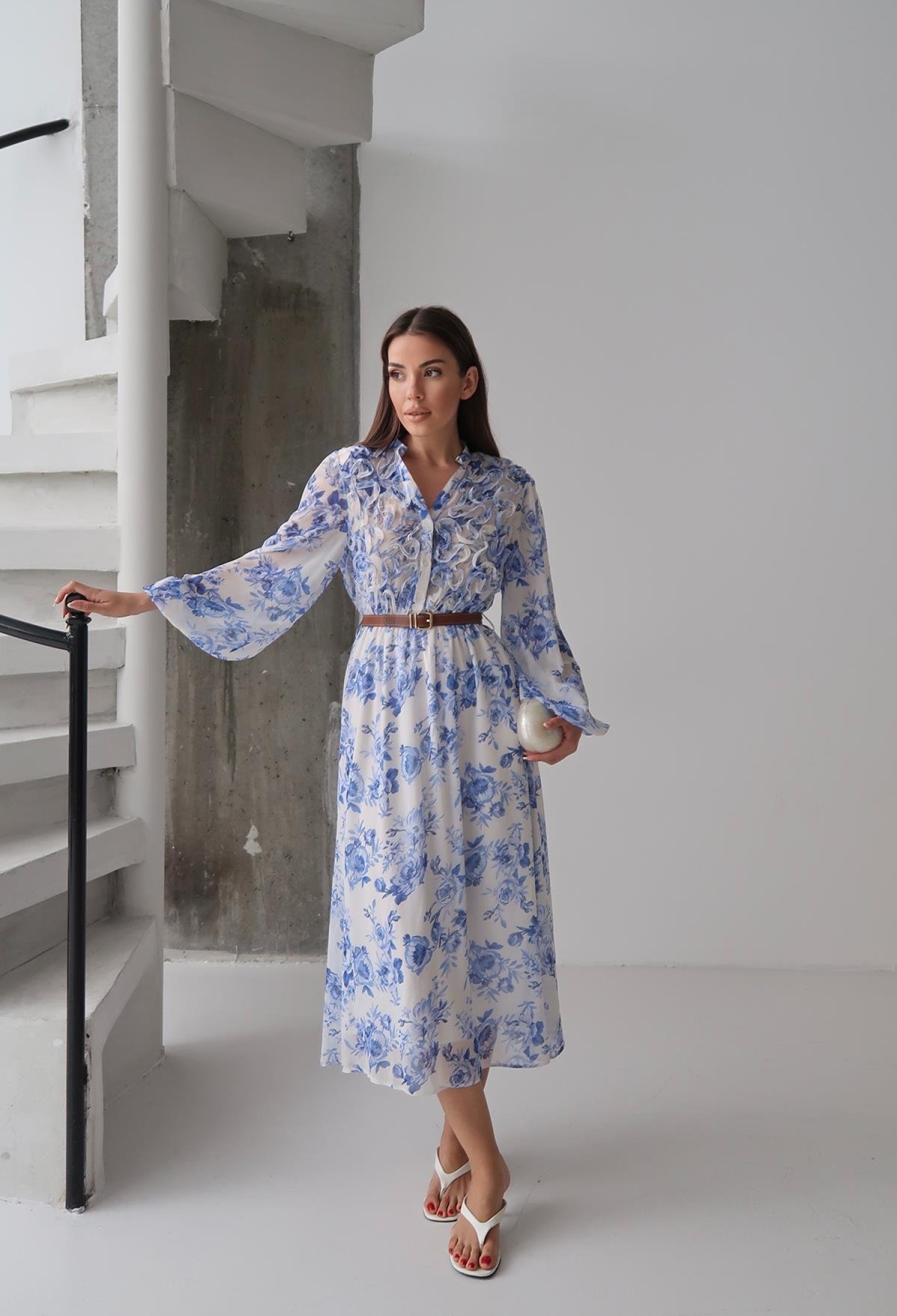 Piping Detailed Dress - Brand: Elisa - Women & Kids, Baby Clothes Wholesale - TheBS Women