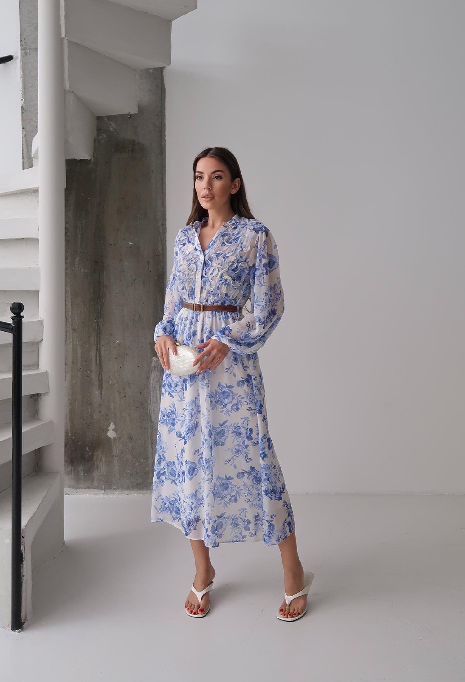 Piping Detailed Dress - Brand: Elisa - Women & Kids, Baby Clothes Wholesale - TheBS Women