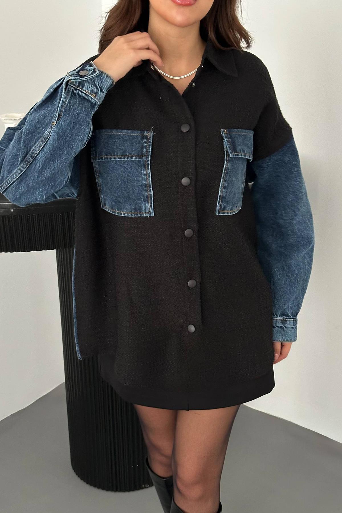 Denim Garnish Jacket – Brand: Elisa – Women & Kids, Baby Clothes Wholesale – TheBS Women