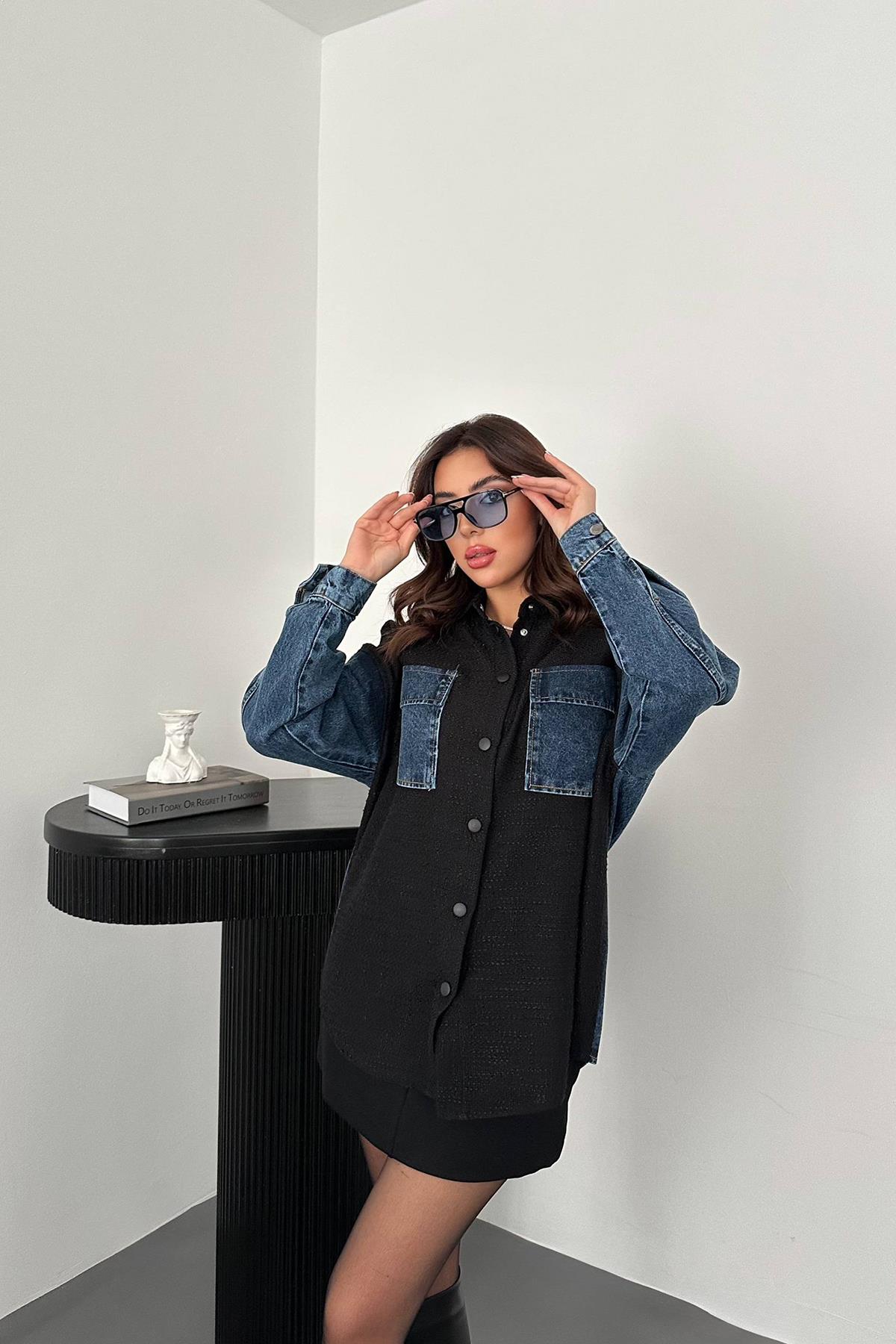 Denim Garnish Jacket – Brand: Elisa – Women & Kids, Baby Clothes Wholesale – TheBS Women