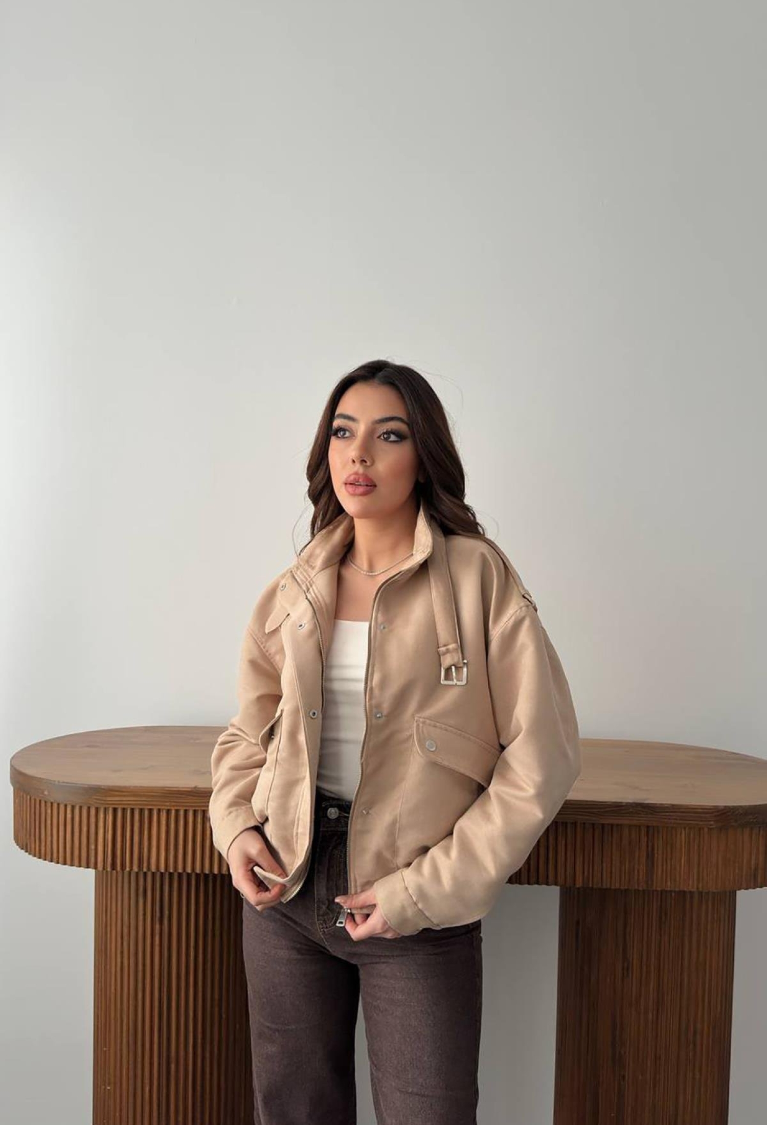 Bomber Jacket With Oversized Fit - Brand: Elisa - Women & Kids, Baby Clothes Wholesale - TheBS Women