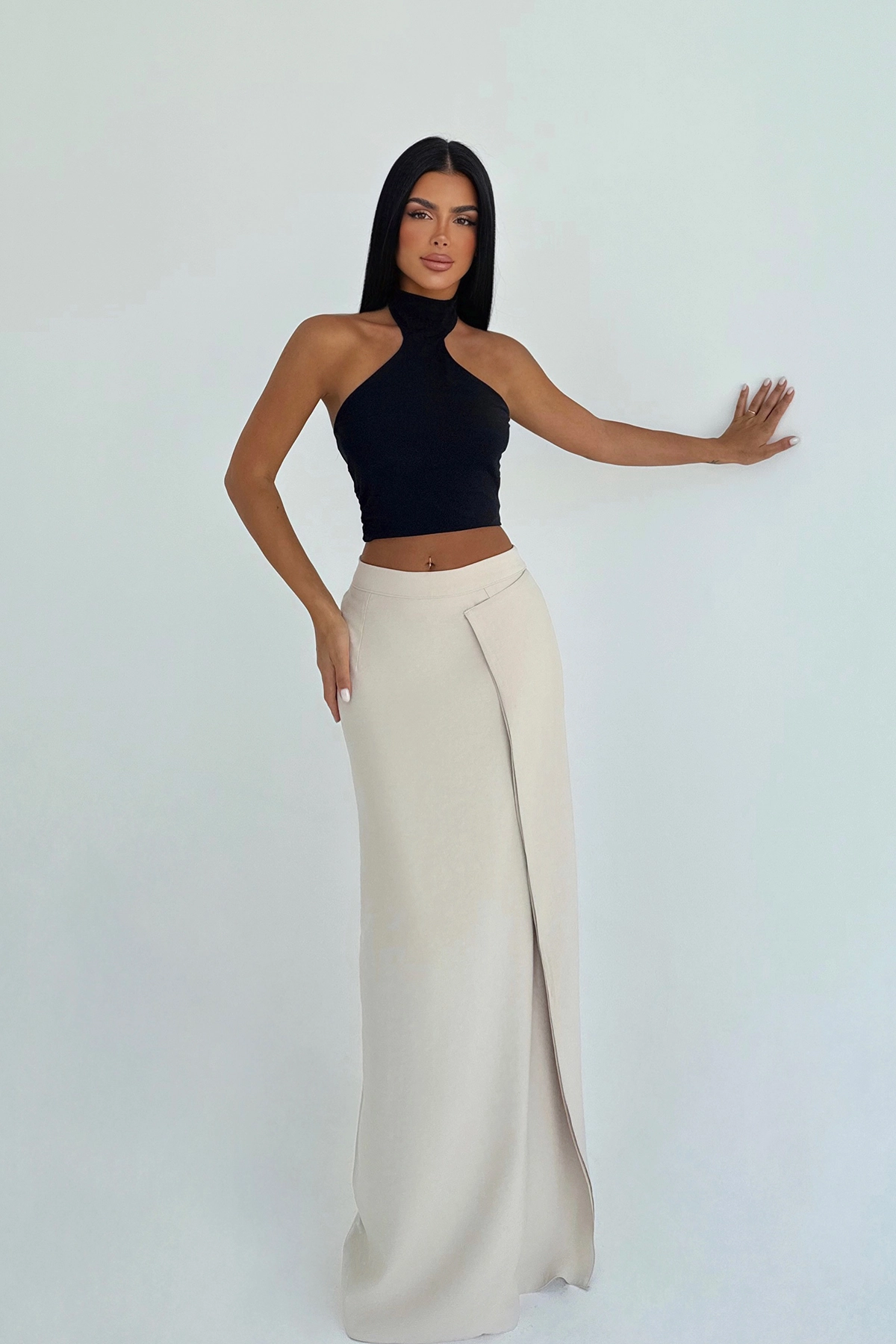 Mermaid Maxi Skirt With High Waist - Brand: EYYO ATELIER - Women & Kids, Baby Clothes Wholesale - TheBS Women