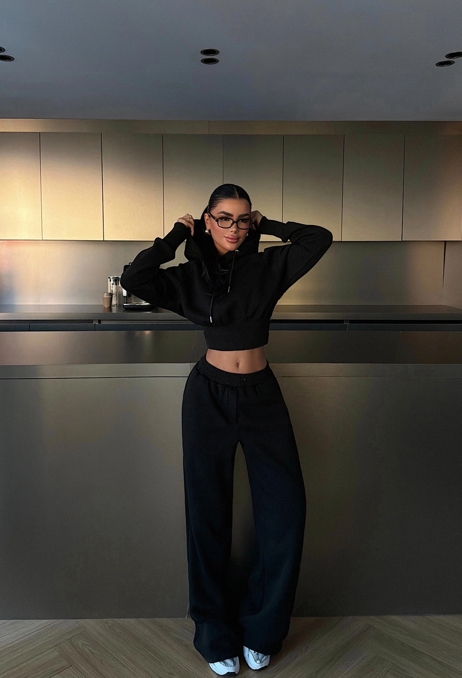 Tracksuit Oversized Fit Palazzo Pants Hoodie - Brand: EYYO ATELIER - Women & Kids, Baby Clothes Wholesale - TheBS Women