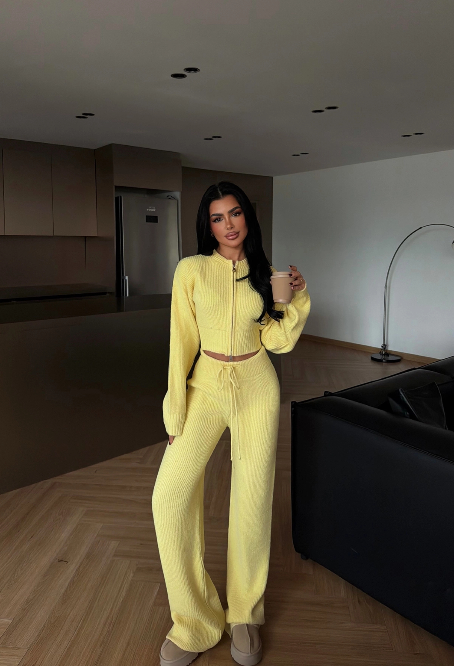 Elegant Casual Suit With Palazzo Pants - Brand: EYYO ATELIER - Women & Kids, Baby Clothes Wholesale - TheBS Women