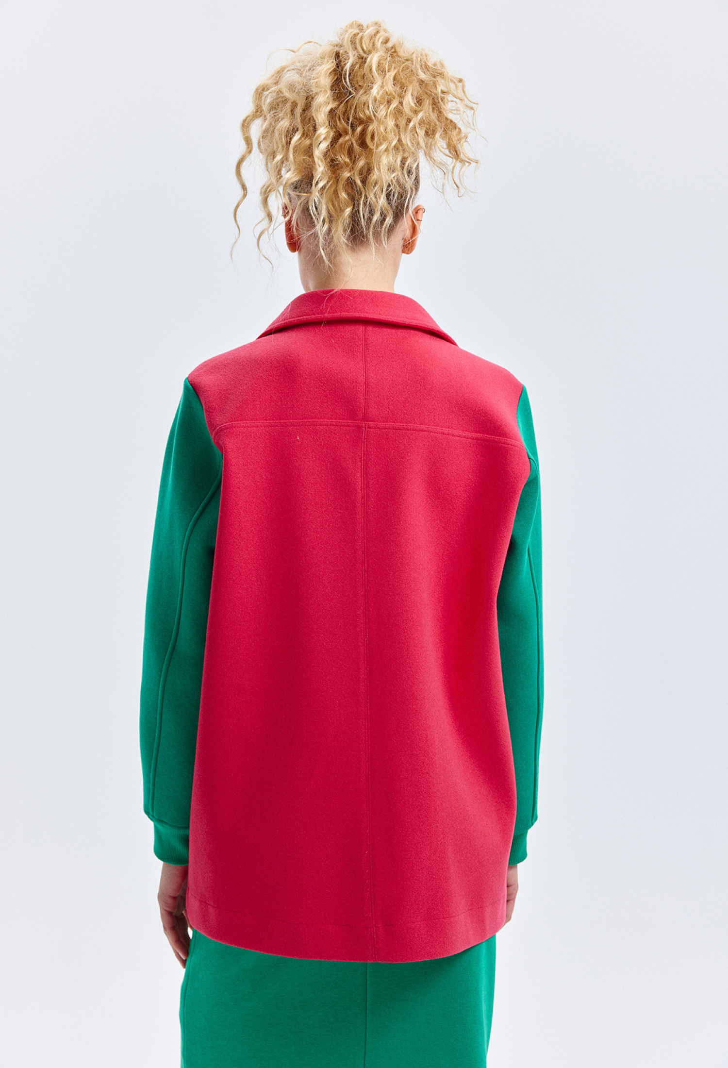 Shirt With Stash Pocket - Fuchsia & Green - Brand: Cream Rouge - Women & Kids, Baby Clothes Wholesale - TheBS Women