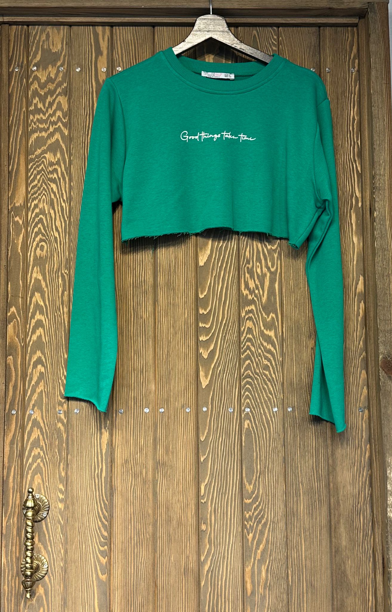 Printed Crop Sweat - Brand: Cream Rouge - Women & Kids, Baby Clothes Wholesale - TheBS Women