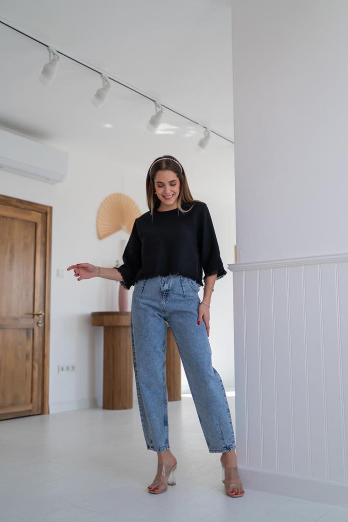 Tassel Detailed Blouse - Brand: Elisa - Women & Kids, Baby Clothes Wholesale - TheBS Women