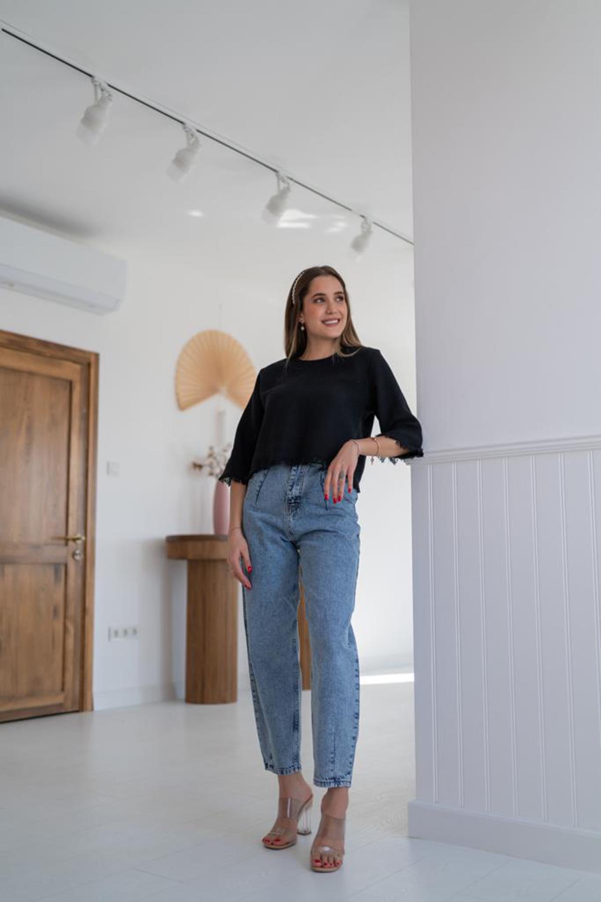 Tassel Detailed Blouse - Brand: Elisa - Women & Kids, Baby Clothes Wholesale - TheBS Women