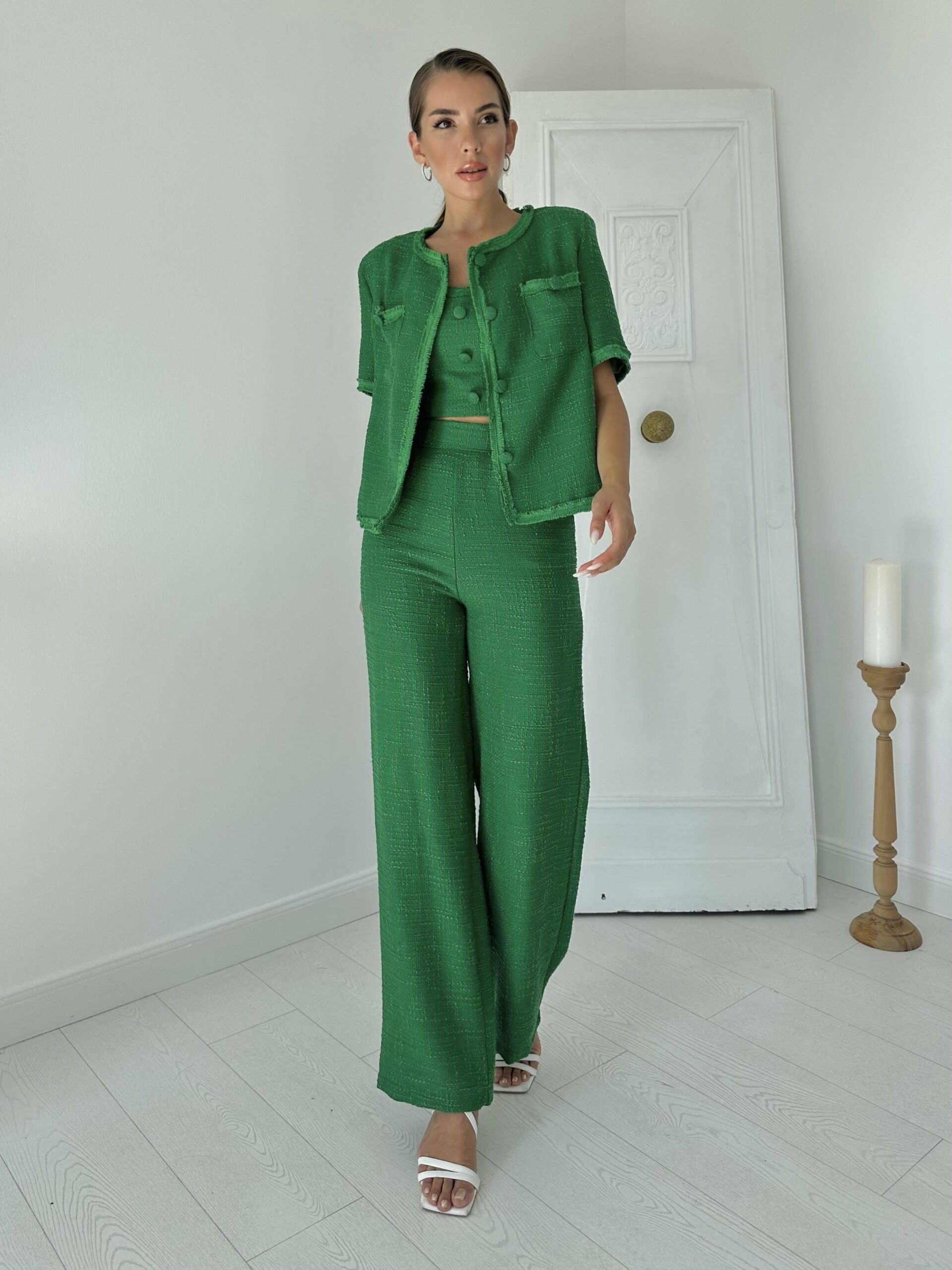 Strappy Bustier Jacket And Trousers Set - Brand: Elisa - Women & Kids, Baby Clothes Wholesale - TheBS Women