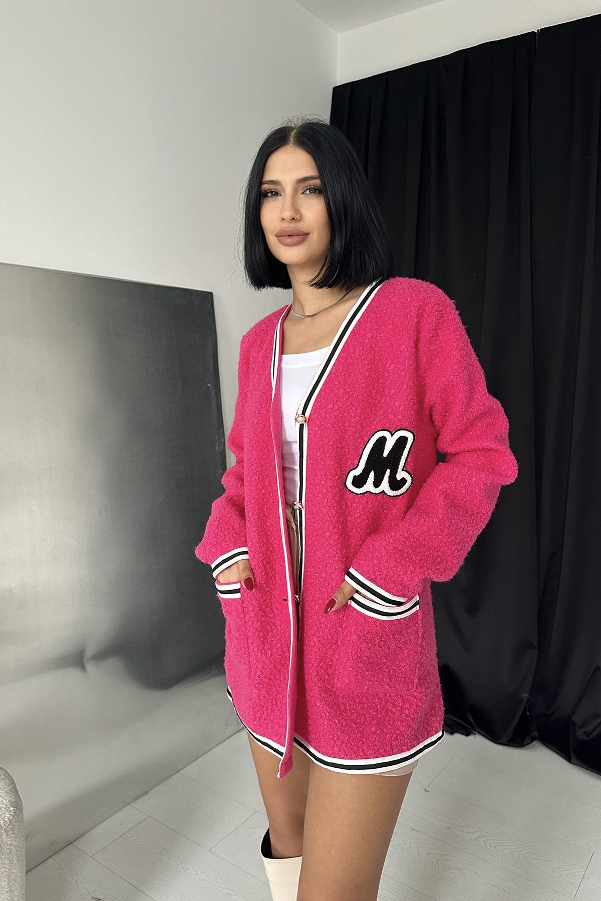 Striped Curly Cardigan - Brand: Elisa - Women & Kids, Baby Clothes Wholesale - TheBS Women