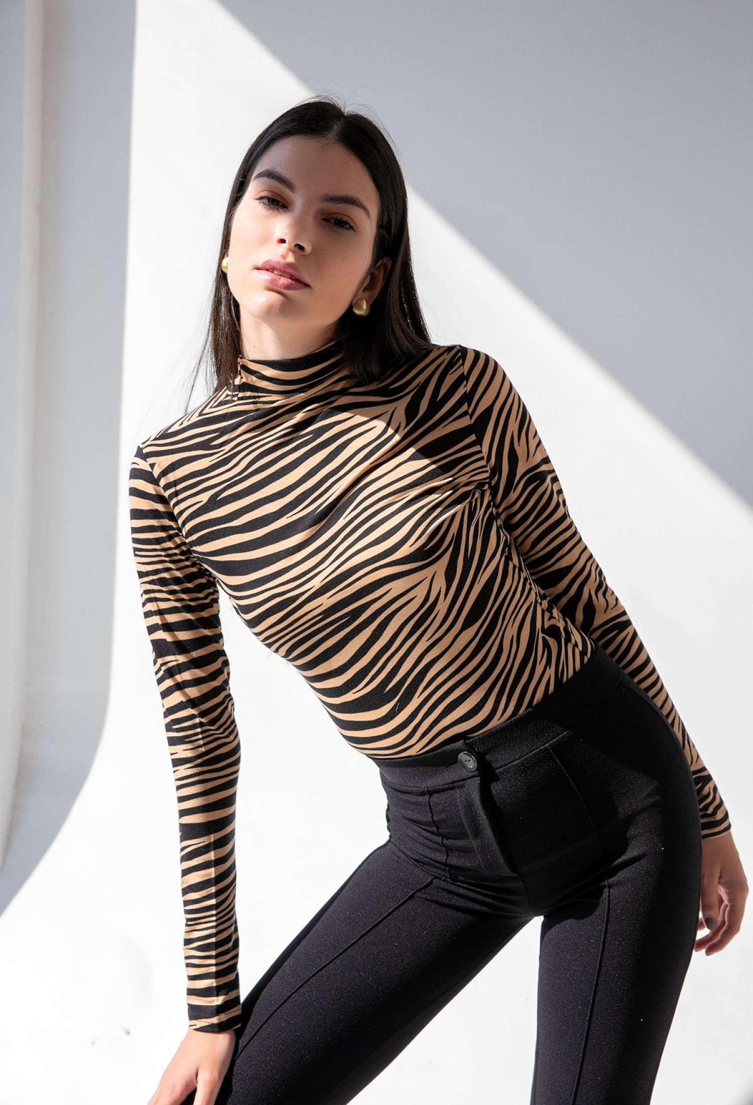 High Collar Bodysuit - Brand: la & vetta - Women & Kids, Baby Clothes Wholesale - TheBS Women