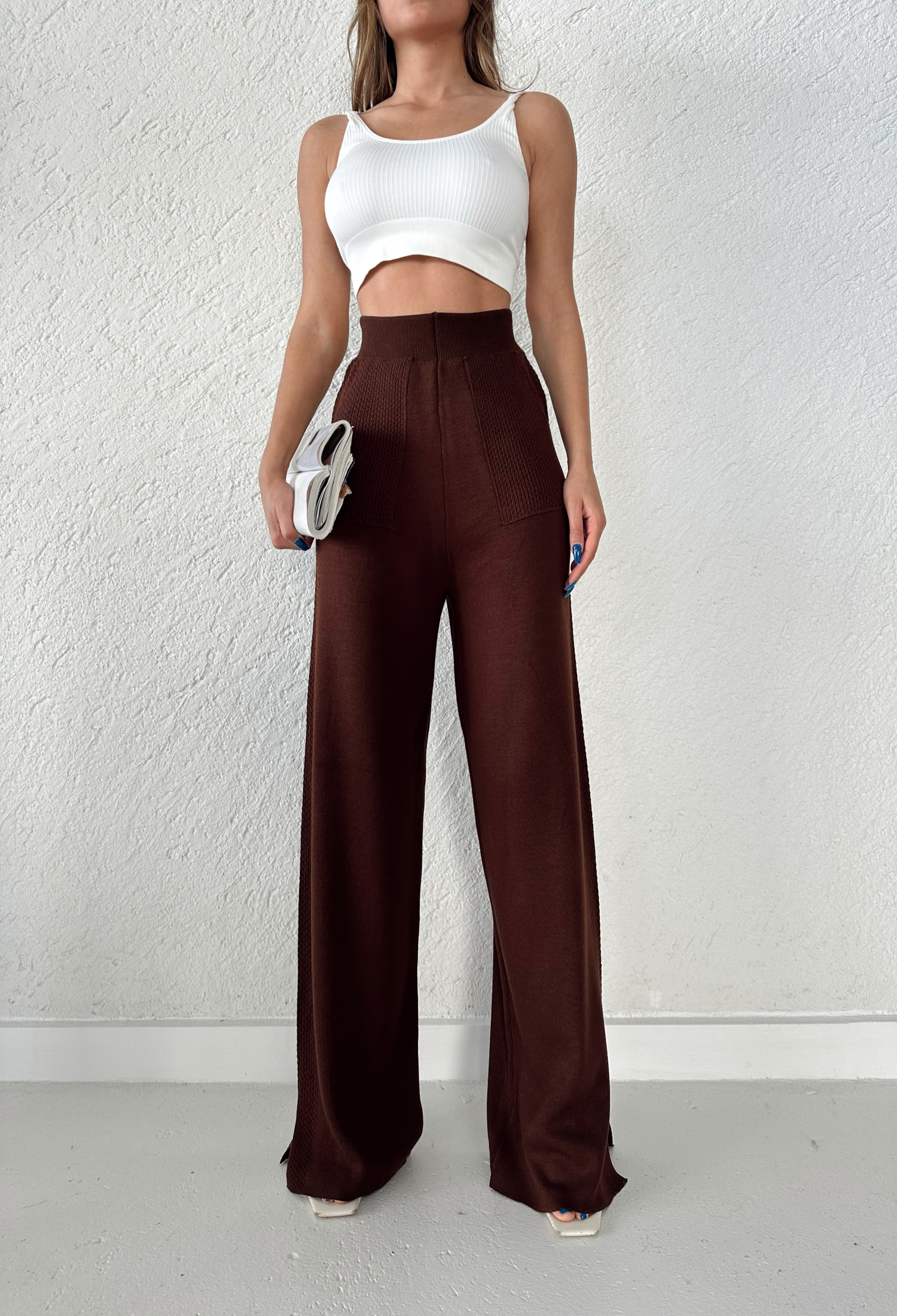 Patterned Trousers With Pockets - Brand: My Fashion - Women & Kids, Baby Clothes Wholesale - TheBS Women