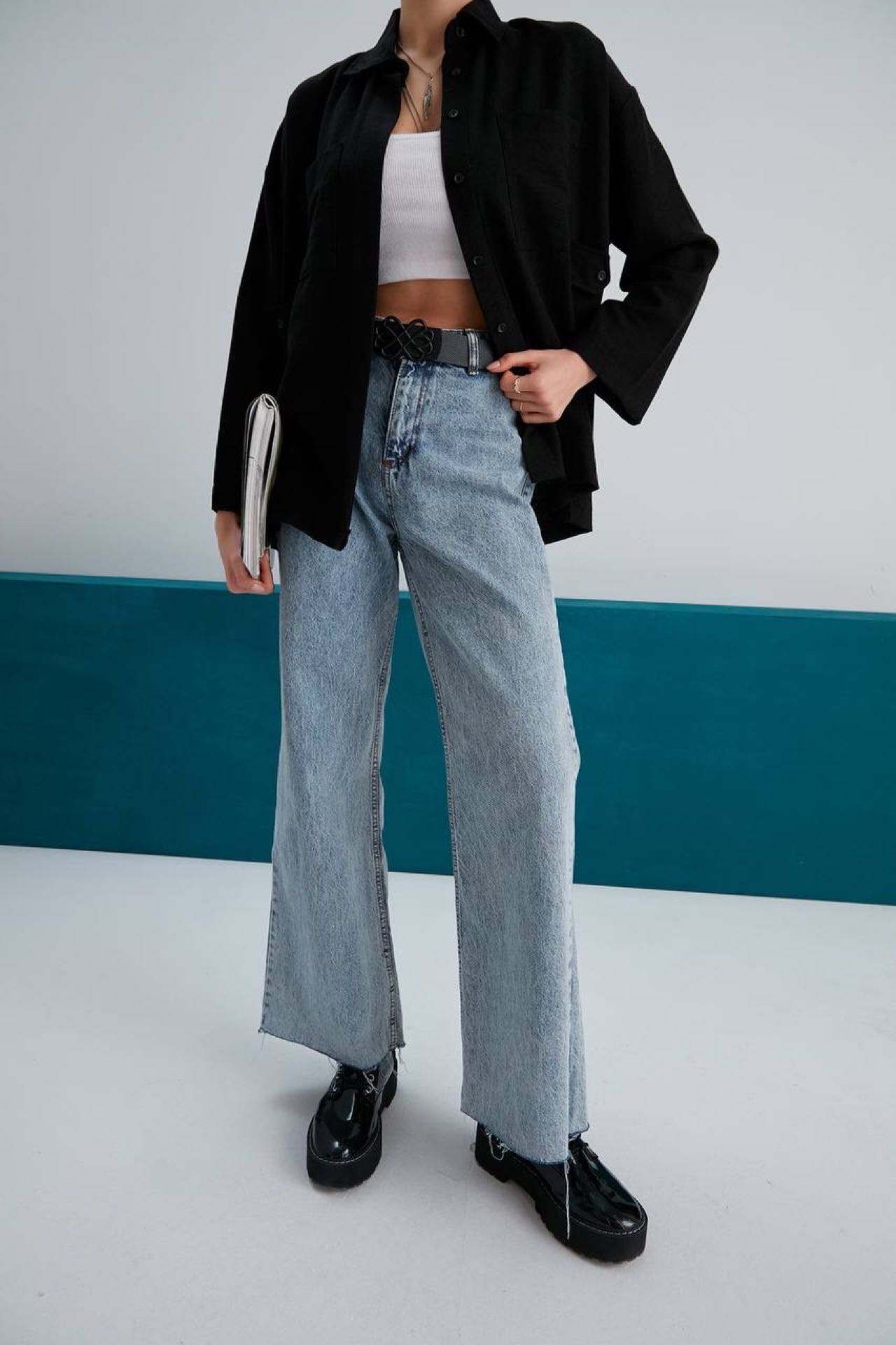 Double Pocket Linen Shirt - Brand: My Fashion - Women & Kids, Baby Clothes Wholesale - TheBS Women