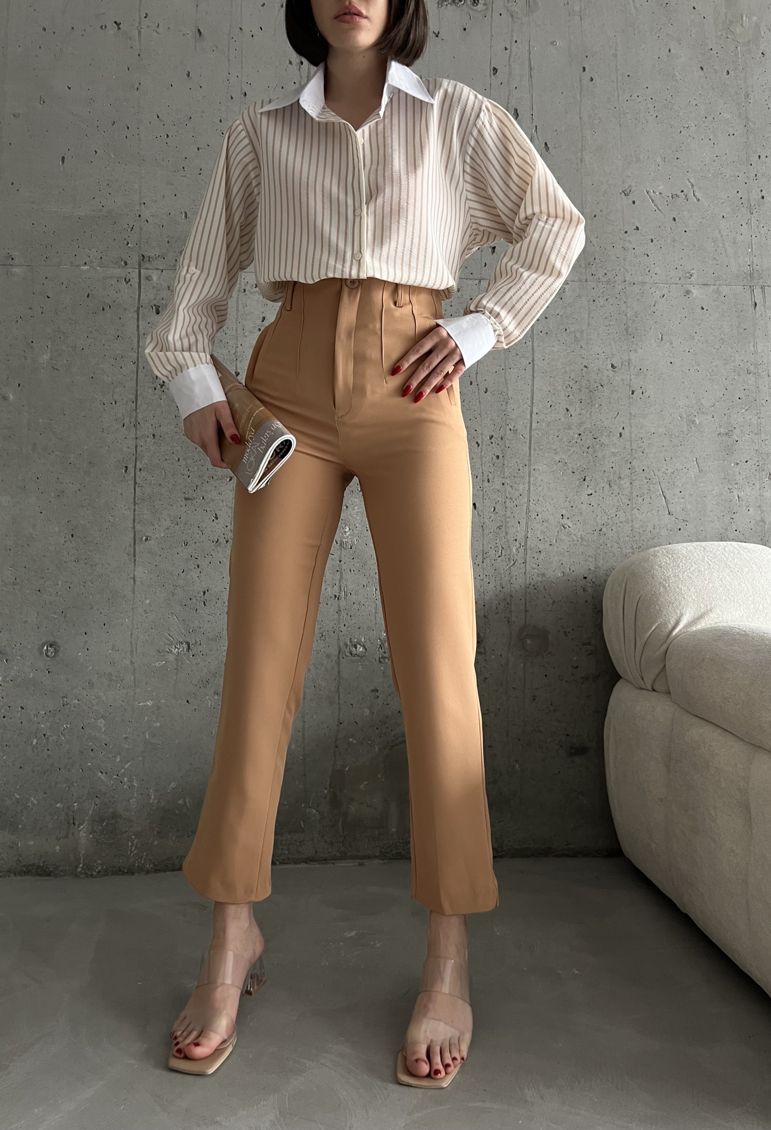 Pleated Trousers - Brand: My Fashion - Women & Kids, Baby Clothes Wholesale - TheBS Women