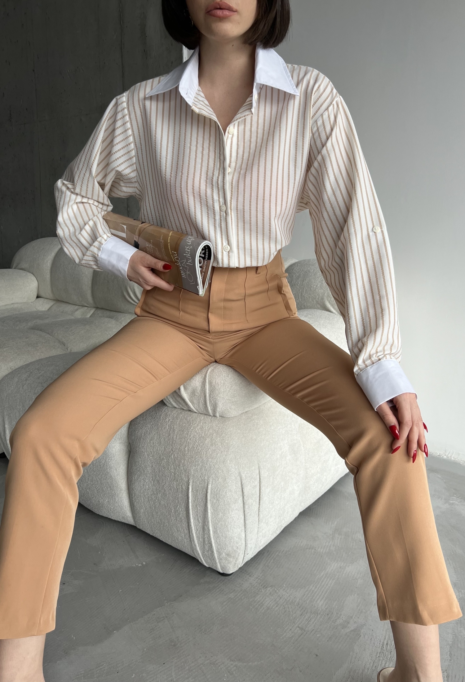 Pleated Trousers - Brand: My Fashion - Women & Kids, Baby Clothes Wholesale - TheBS Women