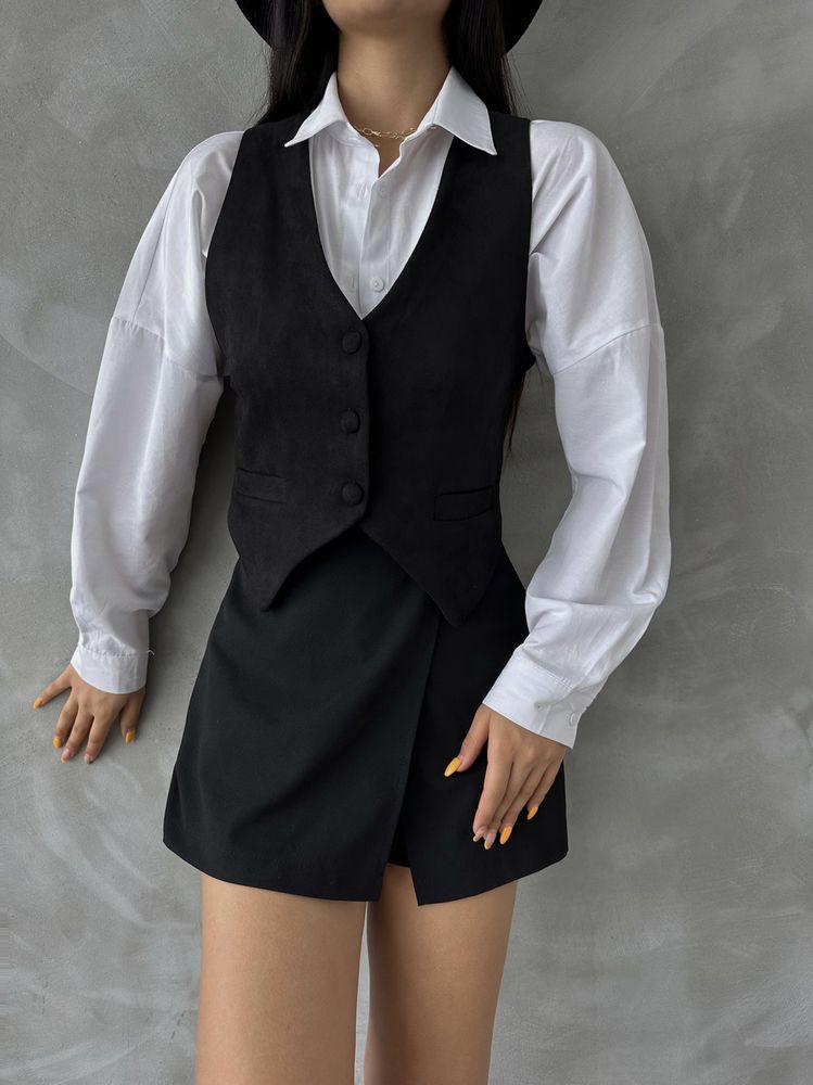 Suede Vest – Brand: Topshow – Women & Kids, Baby Clothes Wholesale – TheBS Women