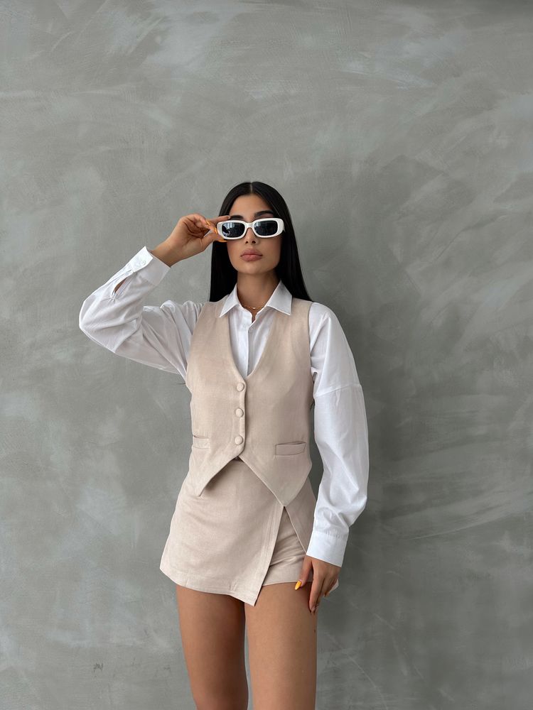 Suede Vest – Brand: Topshow – Women & Kids, Baby Clothes Wholesale – TheBS Women