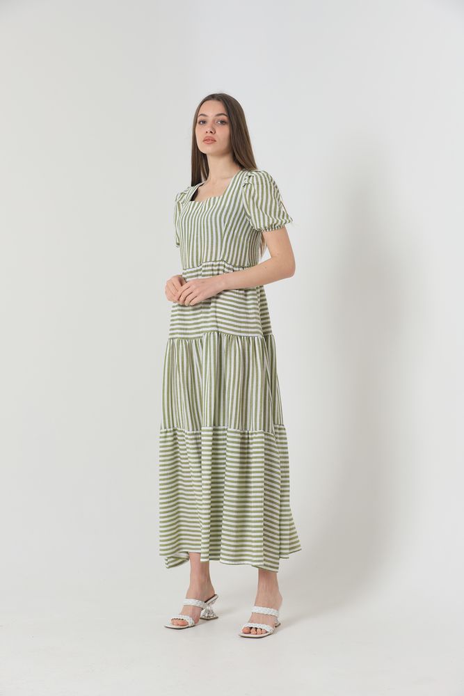 Striped Long Dress – Brand: Topshow – Women & Kids, Baby Clothes Wholesale – TheBS Women