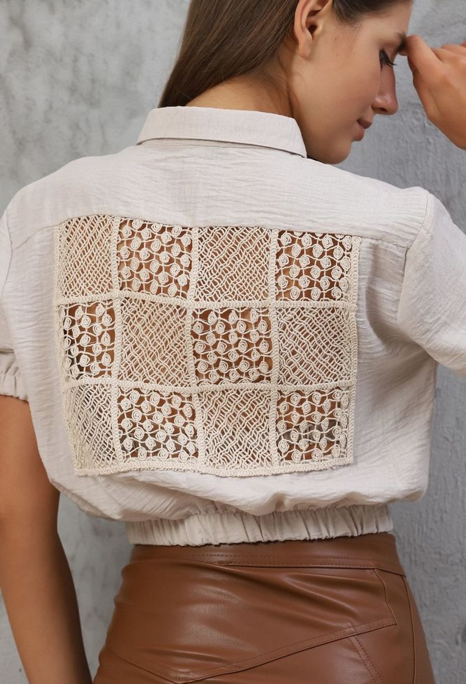 Shirt With Laced Back - Brand: Topshow - Women & Kids, Baby Clothes Wholesale - TheBS Women